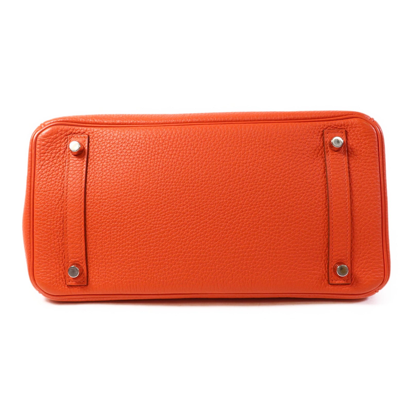 HERMES Togo皮革Birkin 30銀扣手挽袋Capucine