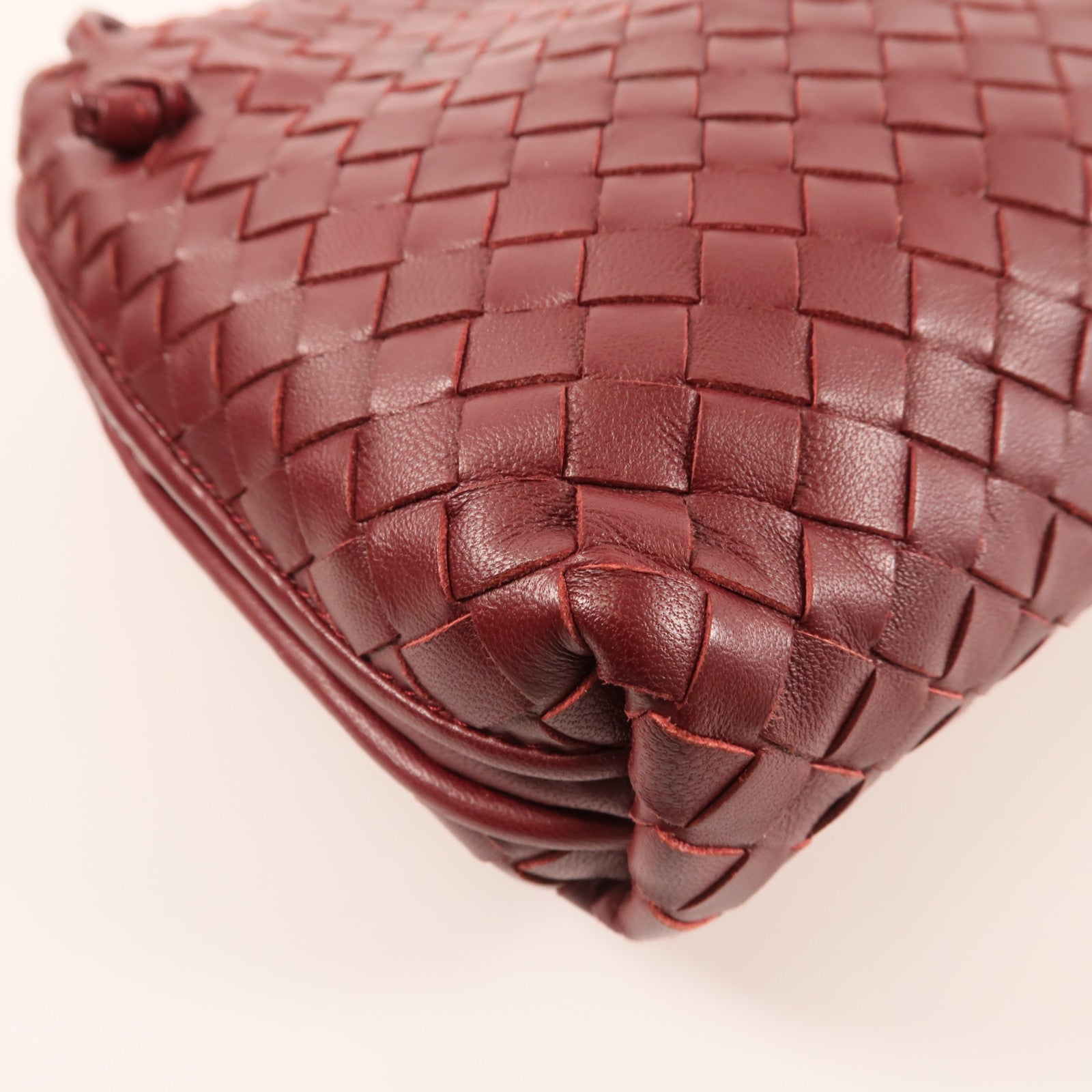 BOTTEGA VENETA 羊皮皮革Shoulder Bag銀扣肩背袋