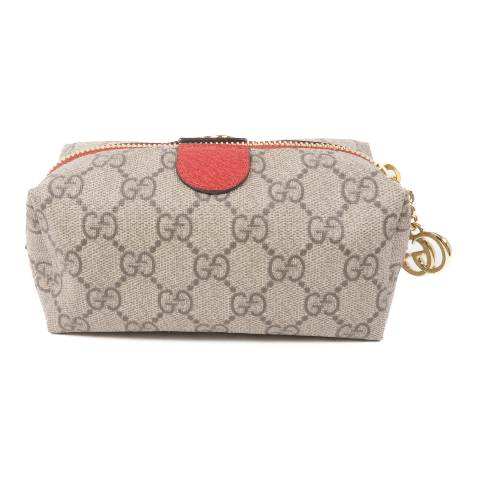 GUCCI 塗層帆布Ophidia GG Cosmetic Bag金扣手拿包