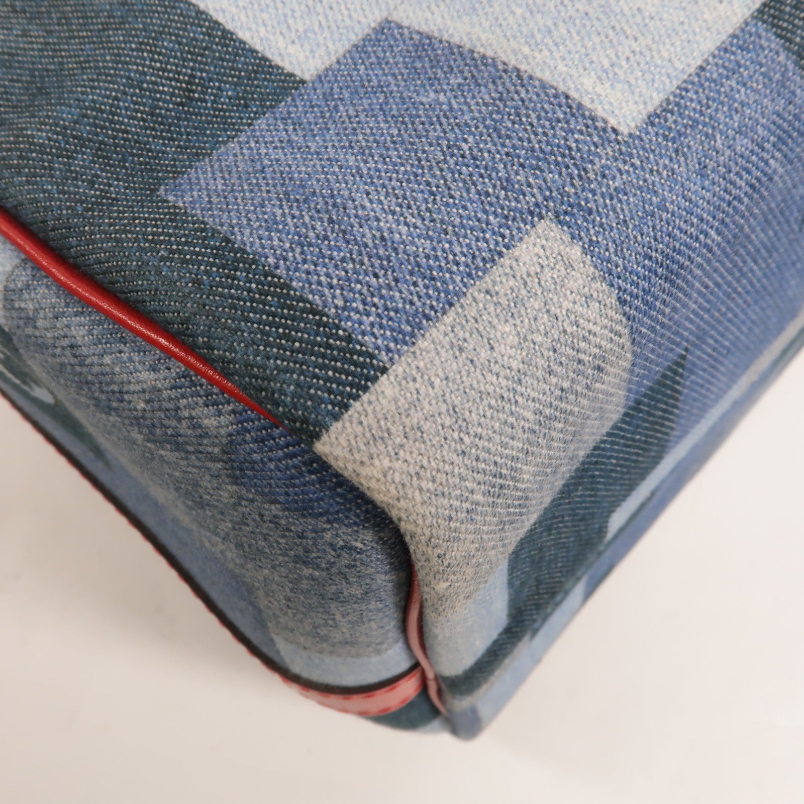 LOUIS VUITTON Monogram Denim Speedy Bandouliere 30手挽肩背兩用袋