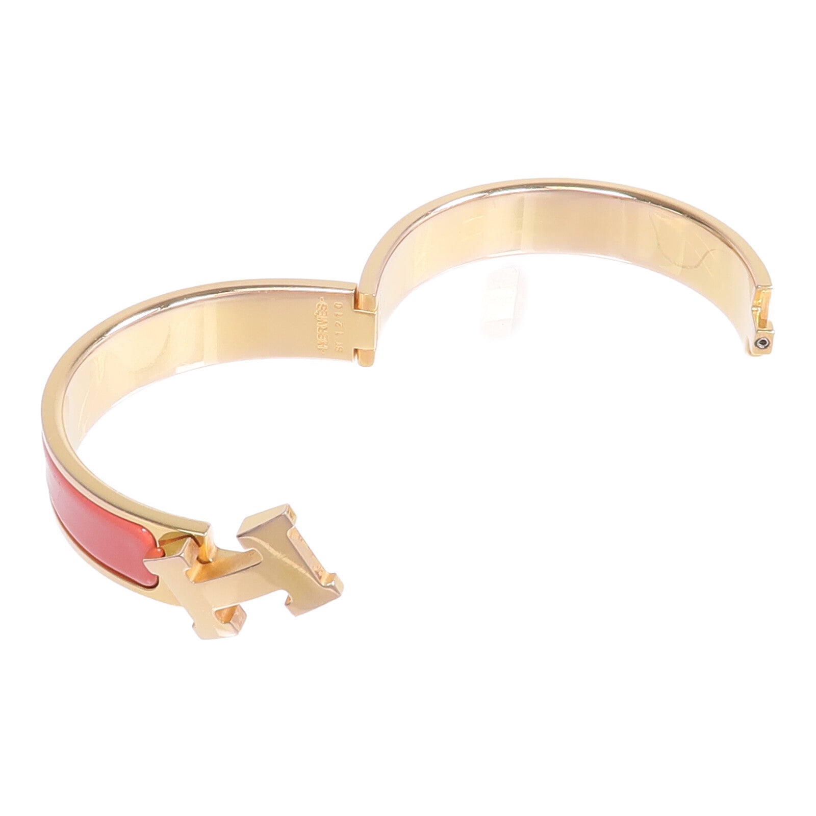 HERMES 金屬/琺瑯Clic H Bracelet手鐲