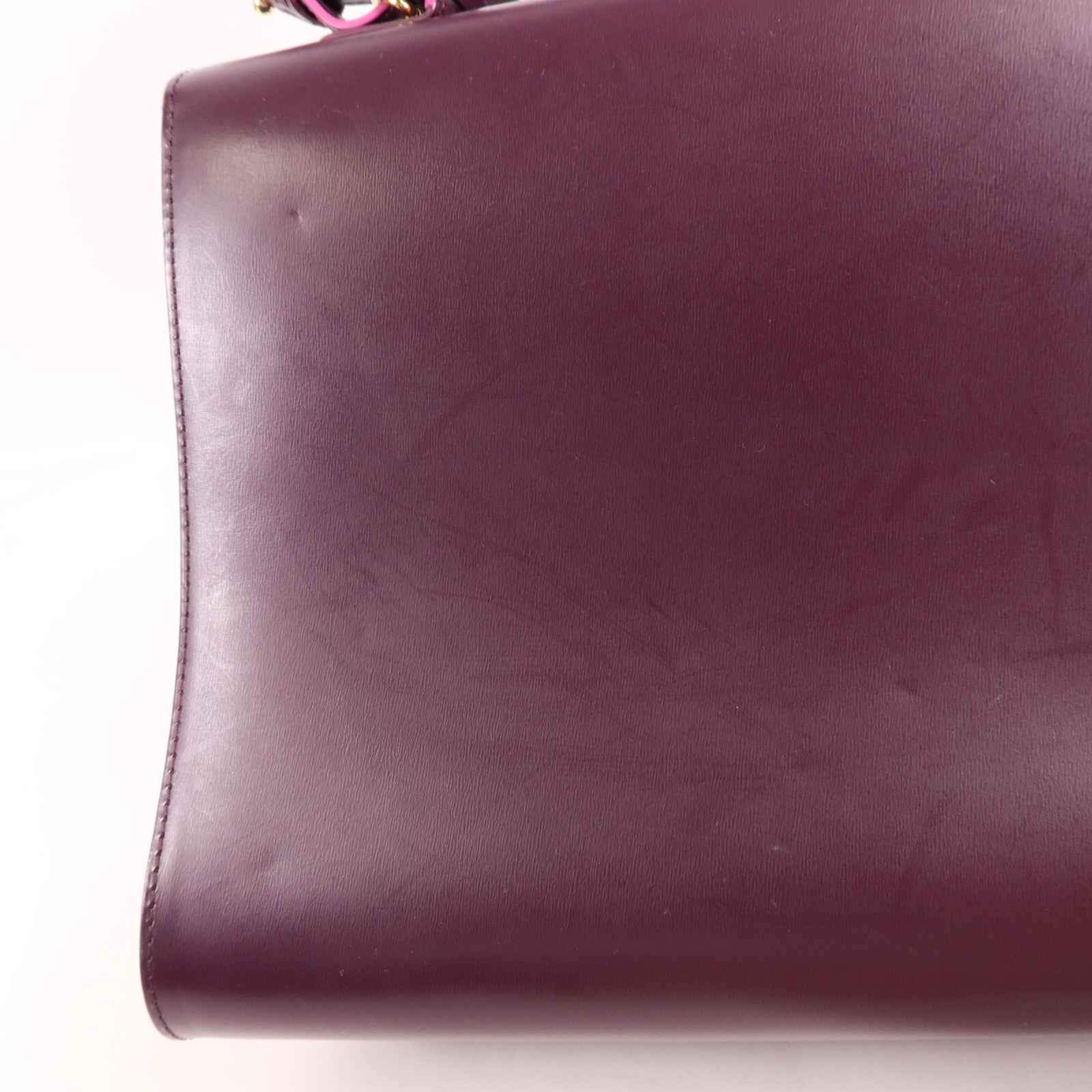 Delvaux 牛皮皮革Brillant MM金扣手挽肩背兩用袋