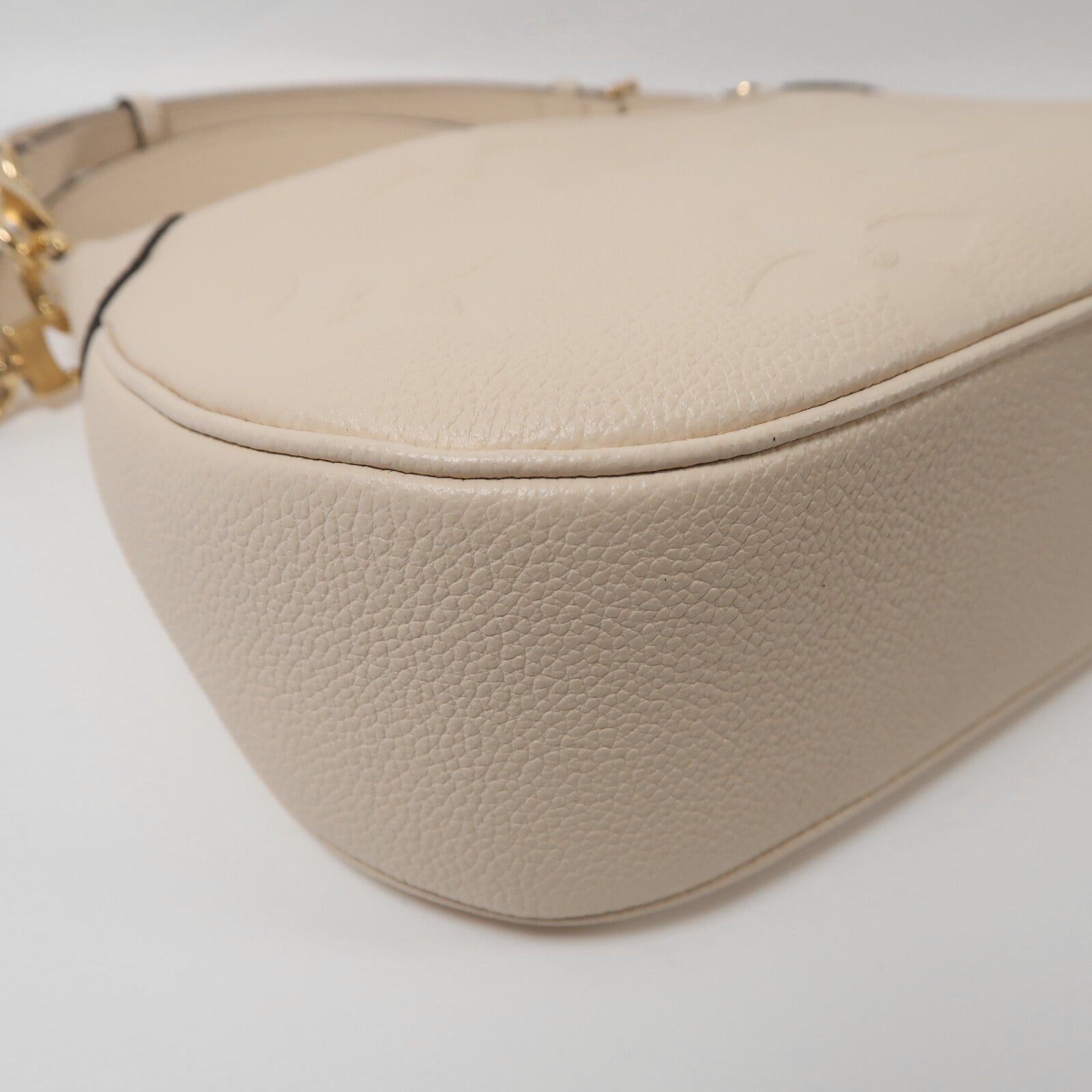 LOUIS VUITTON Monogram Empreinte Bagatelle MM金扣手挽肩背兩用袋