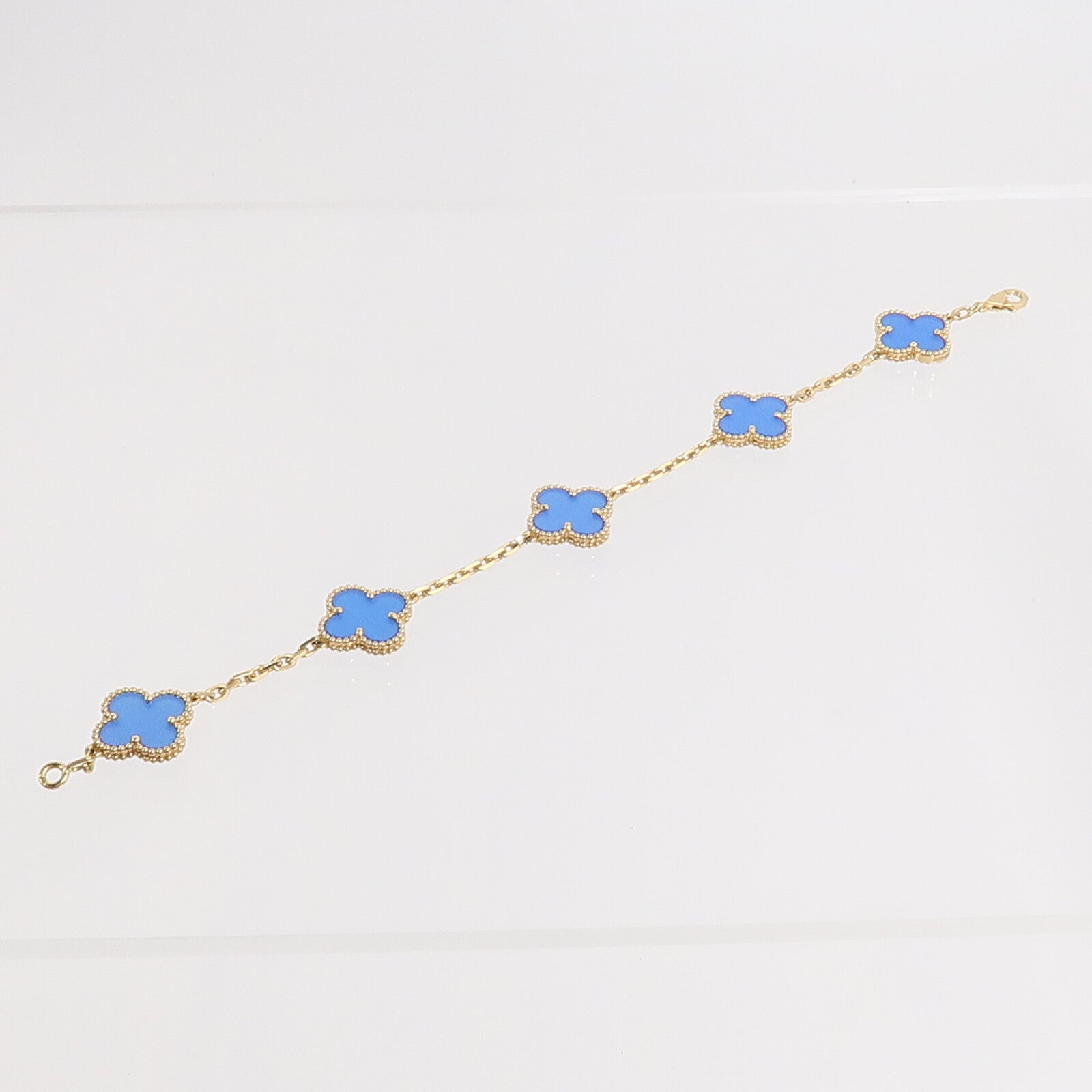 Van Cleef & Arpels 18K黃金Vintage Alhambra Bracelet手鏈