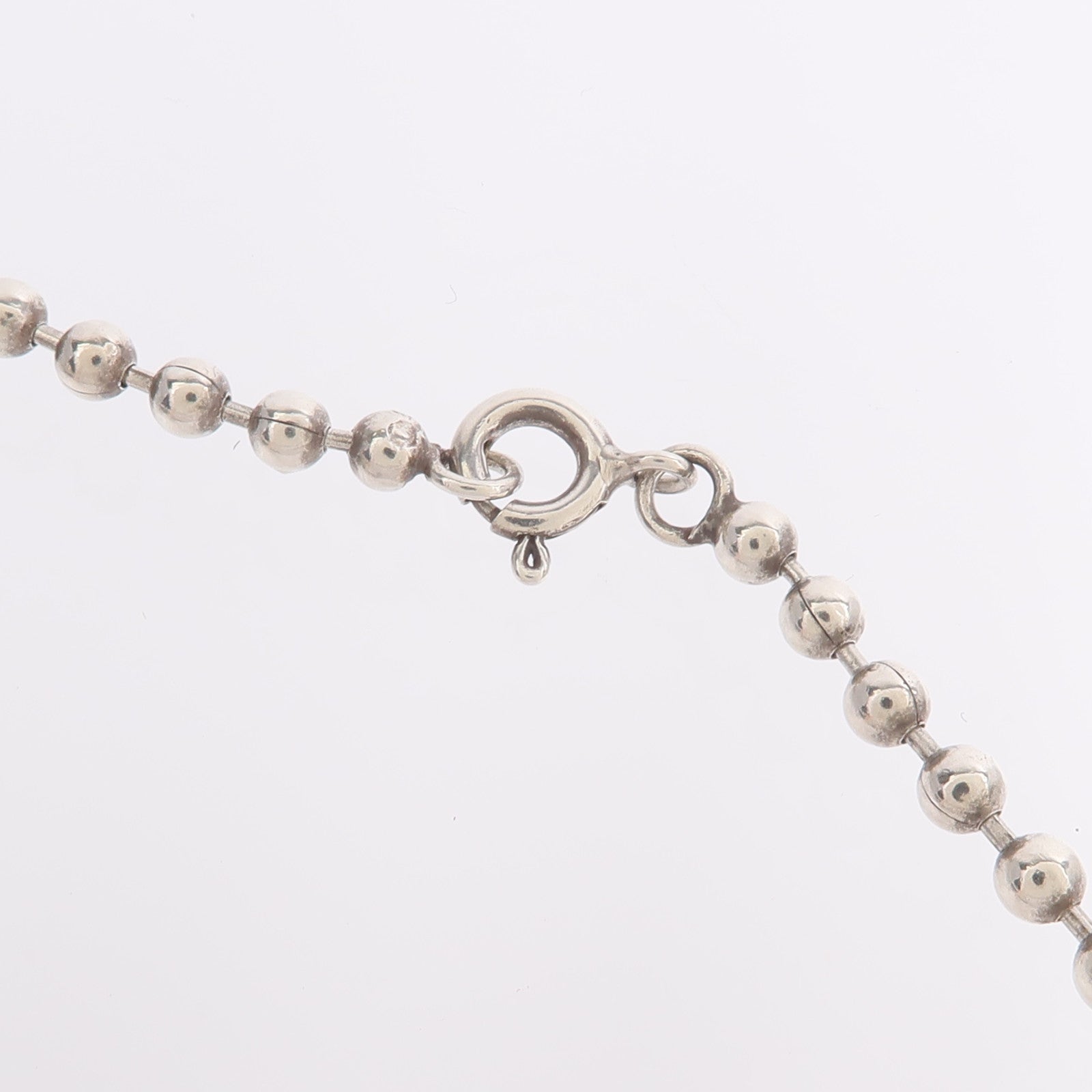 CARTIER 925純銀/不鏽鋼Vintage 2C Logo Pendent Necklace項鍊