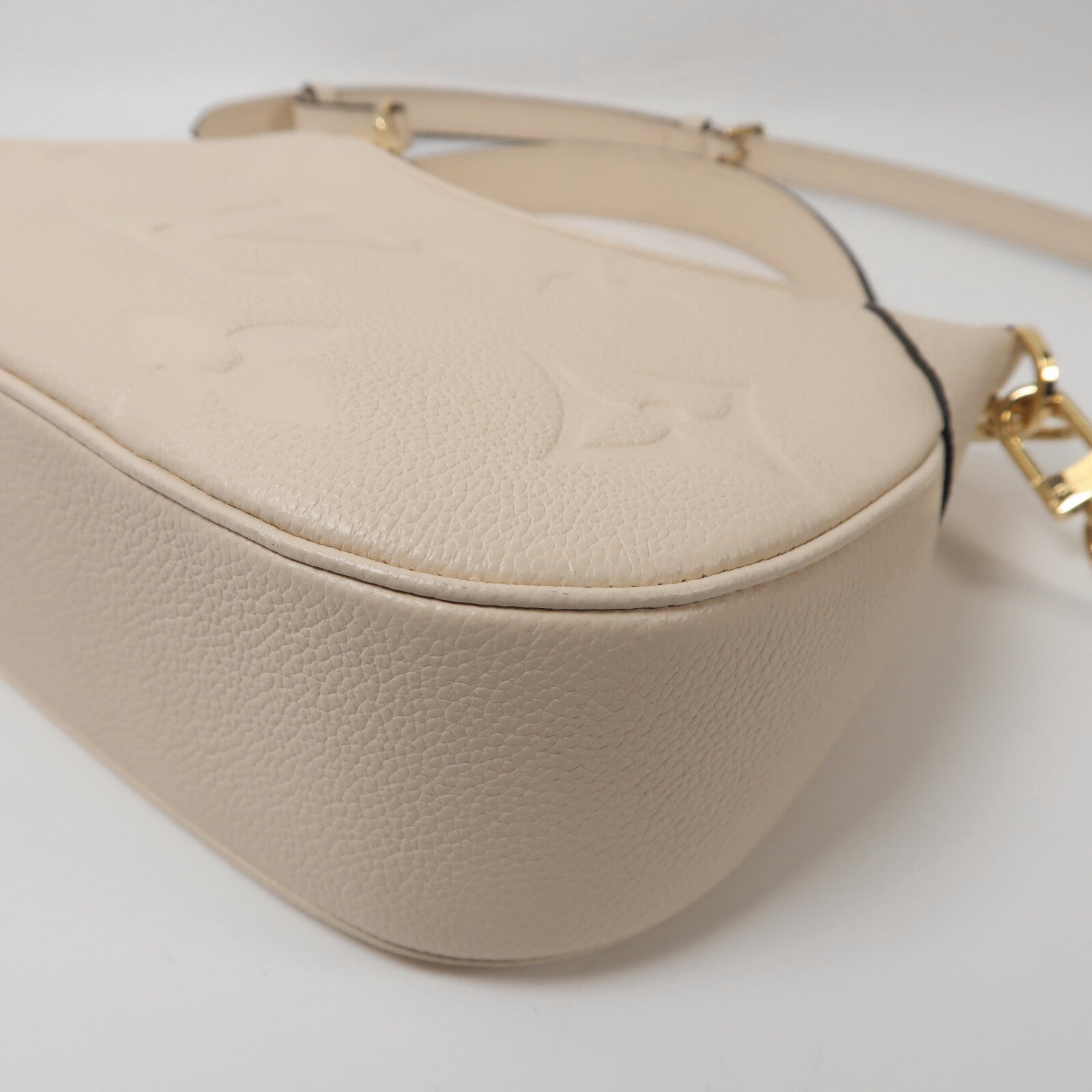 LOUIS VUITTON Monogram Empreinte Bagatelle MM金扣手挽肩背兩用袋