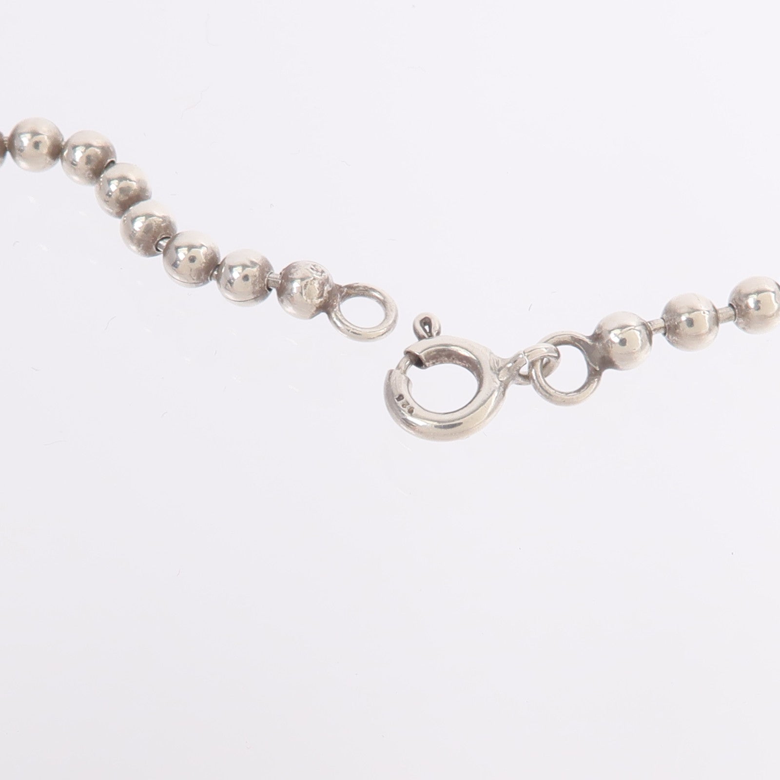 CARTIER 925純銀/不鏽鋼Vintage 2C Logo Pendent Necklace項鍊