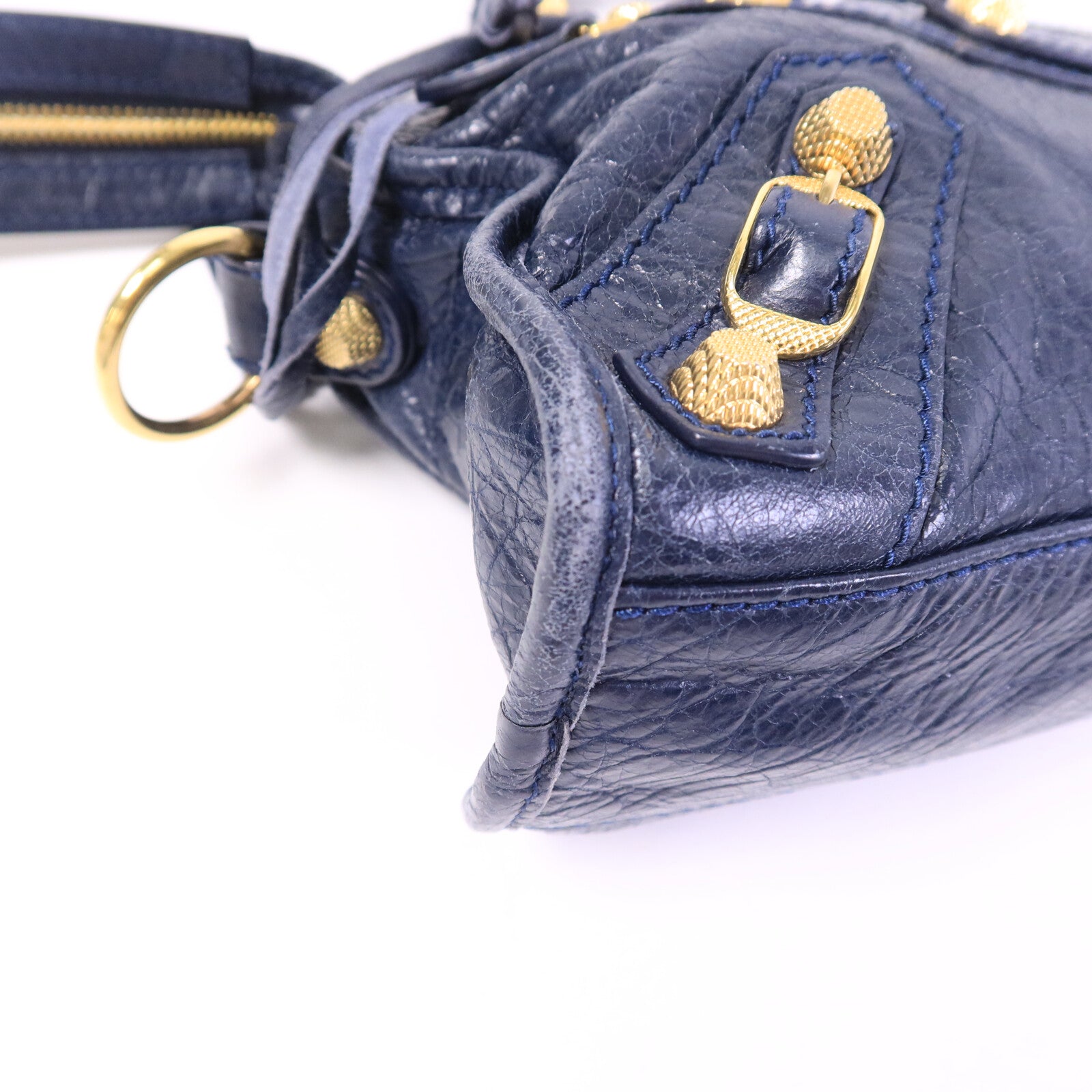 BALENCIAGA 牛皮皮革Mini City手挽肩背兩用袋