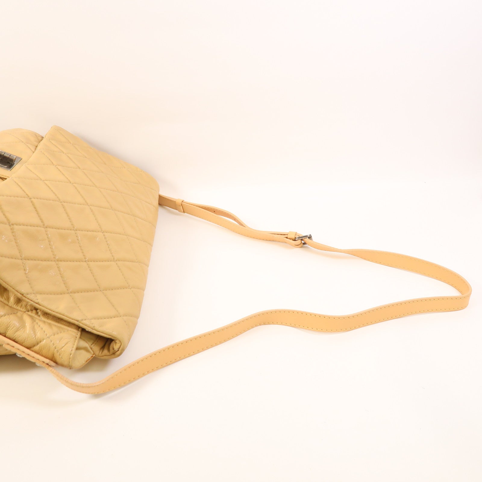 CHANEL 【激減優惠】牛皮皮革Shoulder Bag銀扣肩背袋
