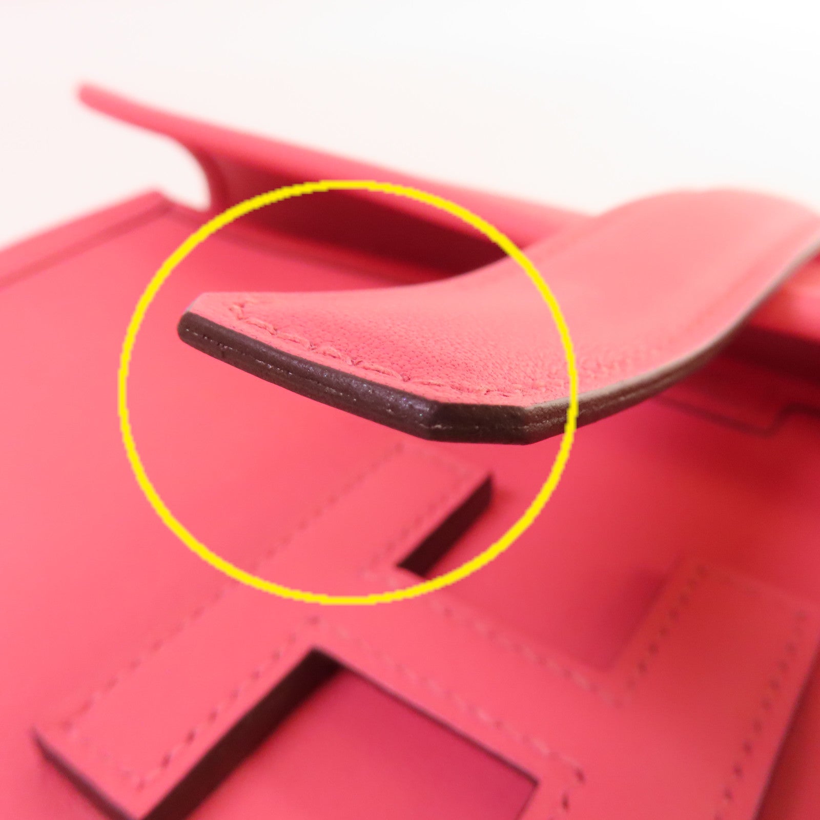 HERMES 【激減優惠】Swift皮革Jige Clutch手拿包Rose Confetti玫瑰糖果色