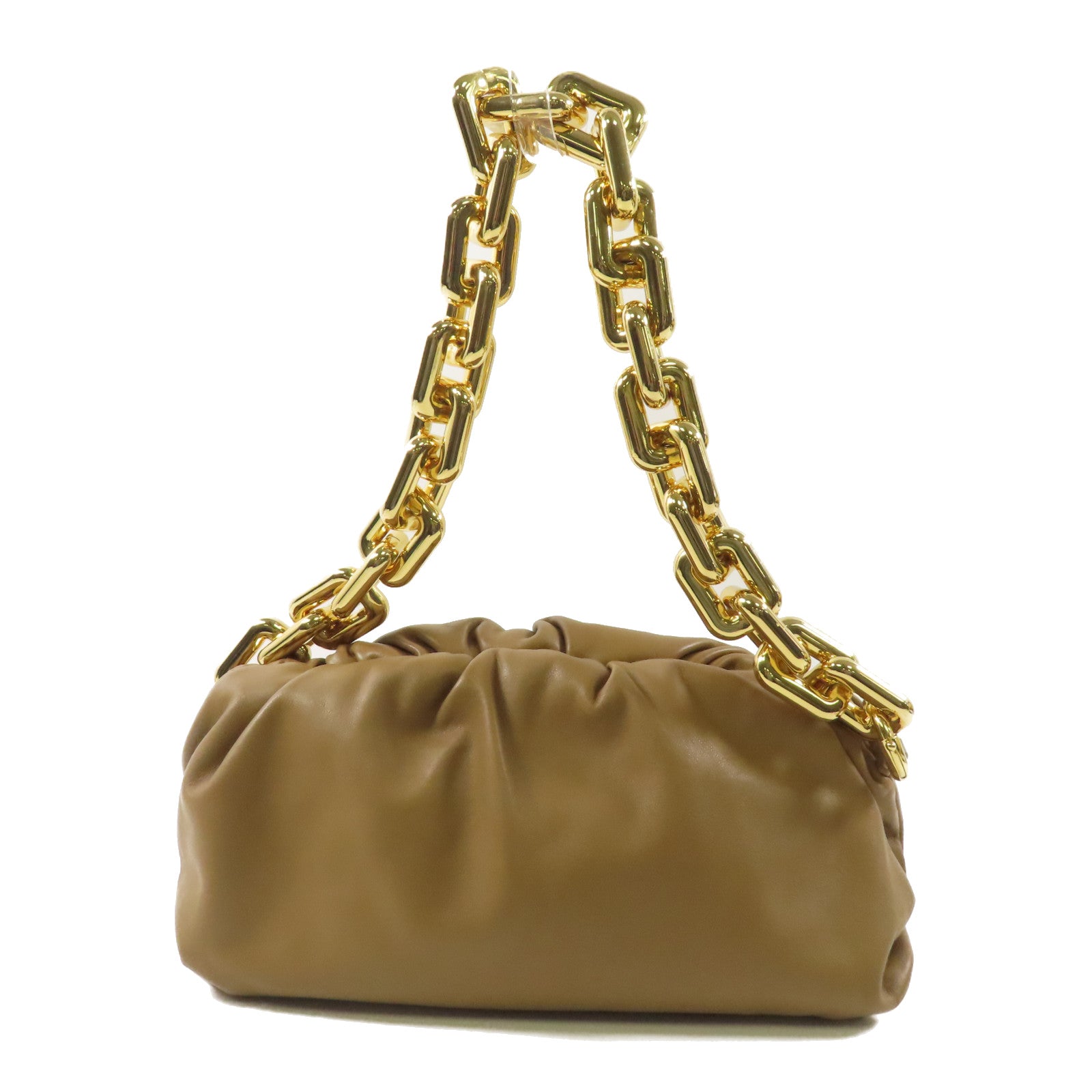 BOTTEGA VENETA 【激減優惠】牛皮皮革Hand Bag金扣手挽袋