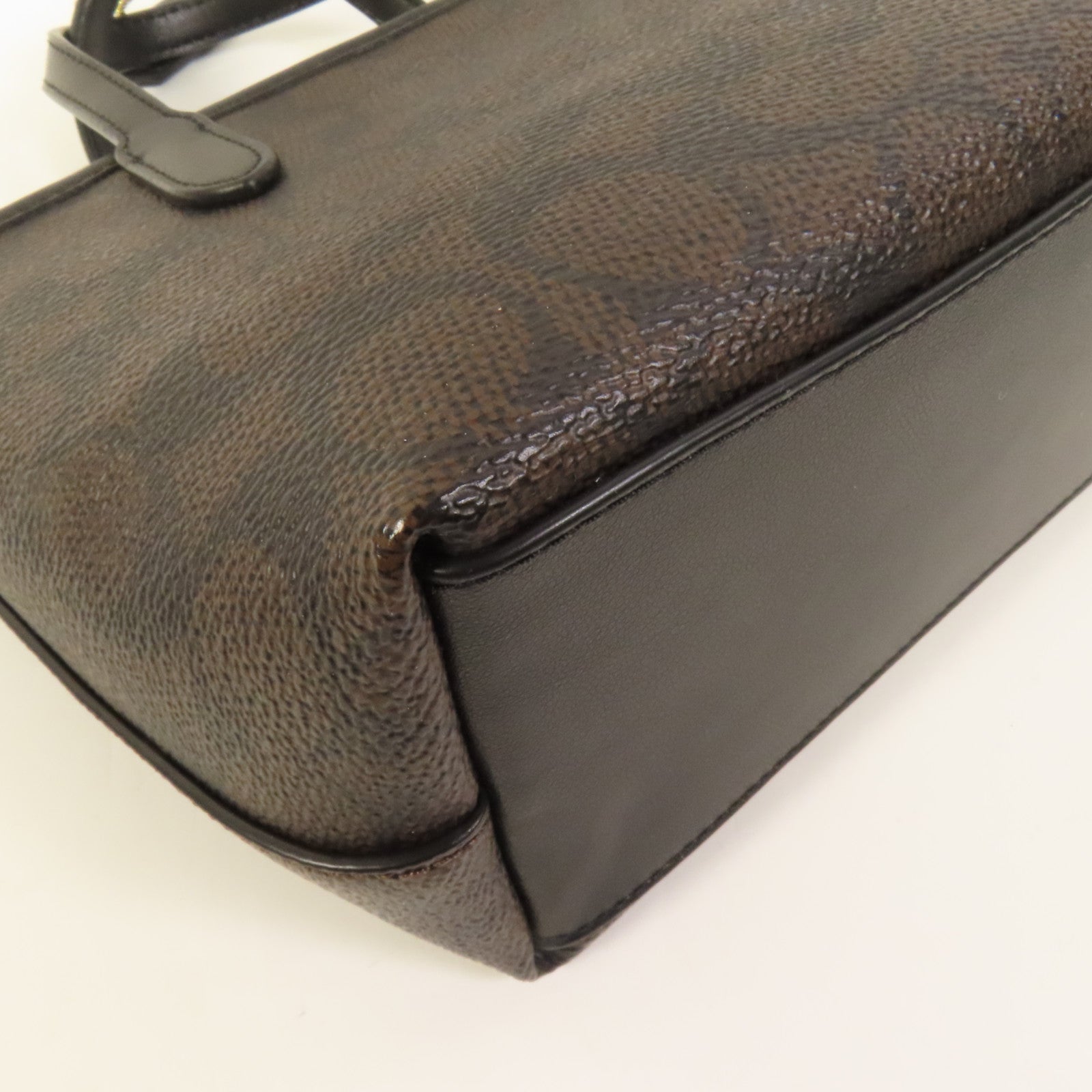 COACH 塗層帆布Shoulder Bag金扣手挽肩背兩用袋