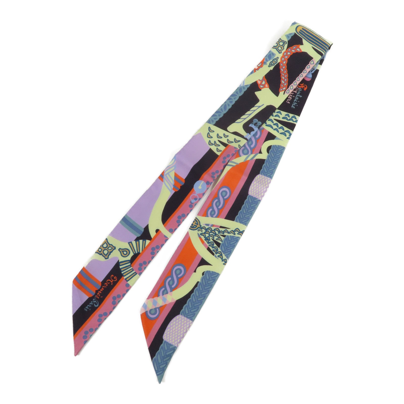 HERMES 絲質Twilly絲巾