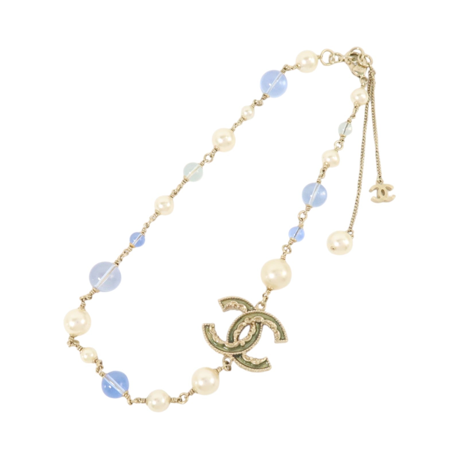 CHANEL 金屬/琺瑯/PVC Necklace項鏈