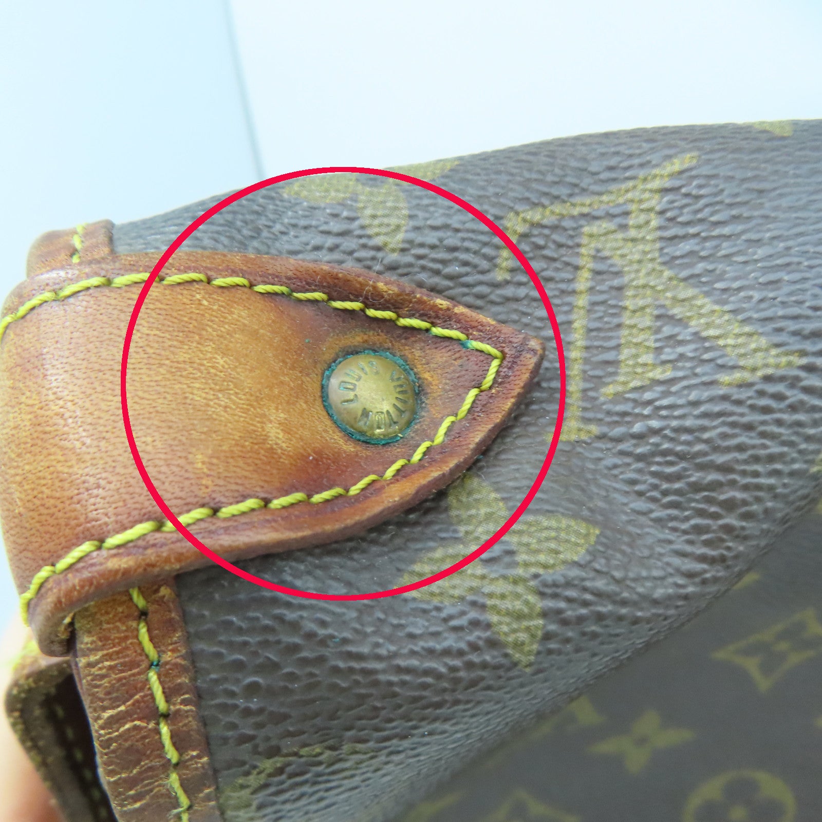 LOUIS VUITTON Monogram Saumur 35金扣肩背袋啡色