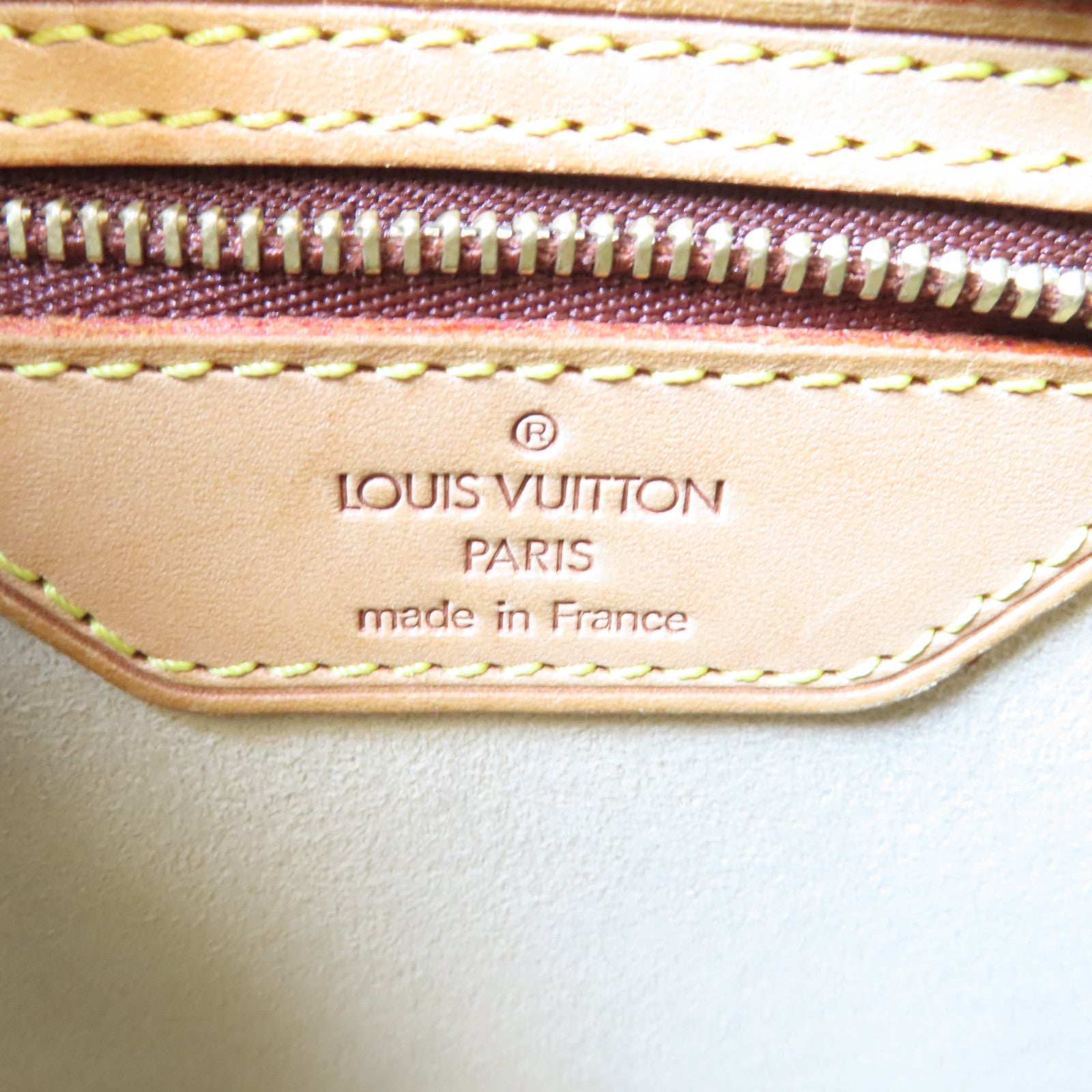 LOUIS VUITTON Monogram Cite GM金扣肩背袋啡色