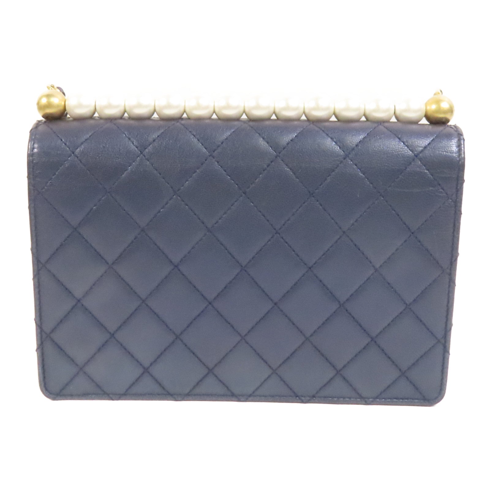 CHANEL 【激減優惠】牛皮皮革Chain Shoulder金扣鏈帶肩背袋