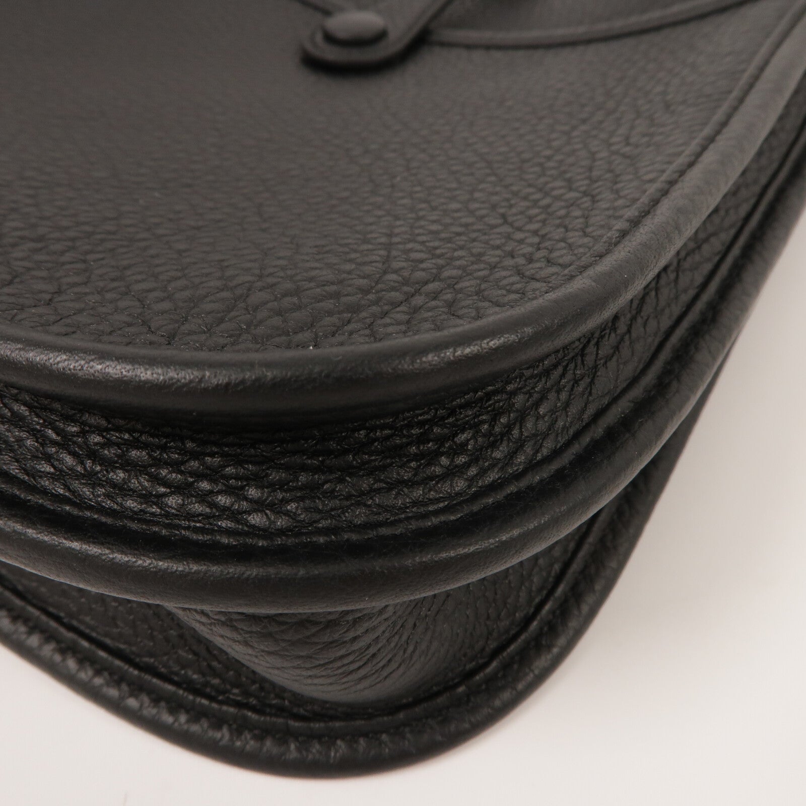 HERMES Clemence皮革Evelyne 23肩背袋Noir