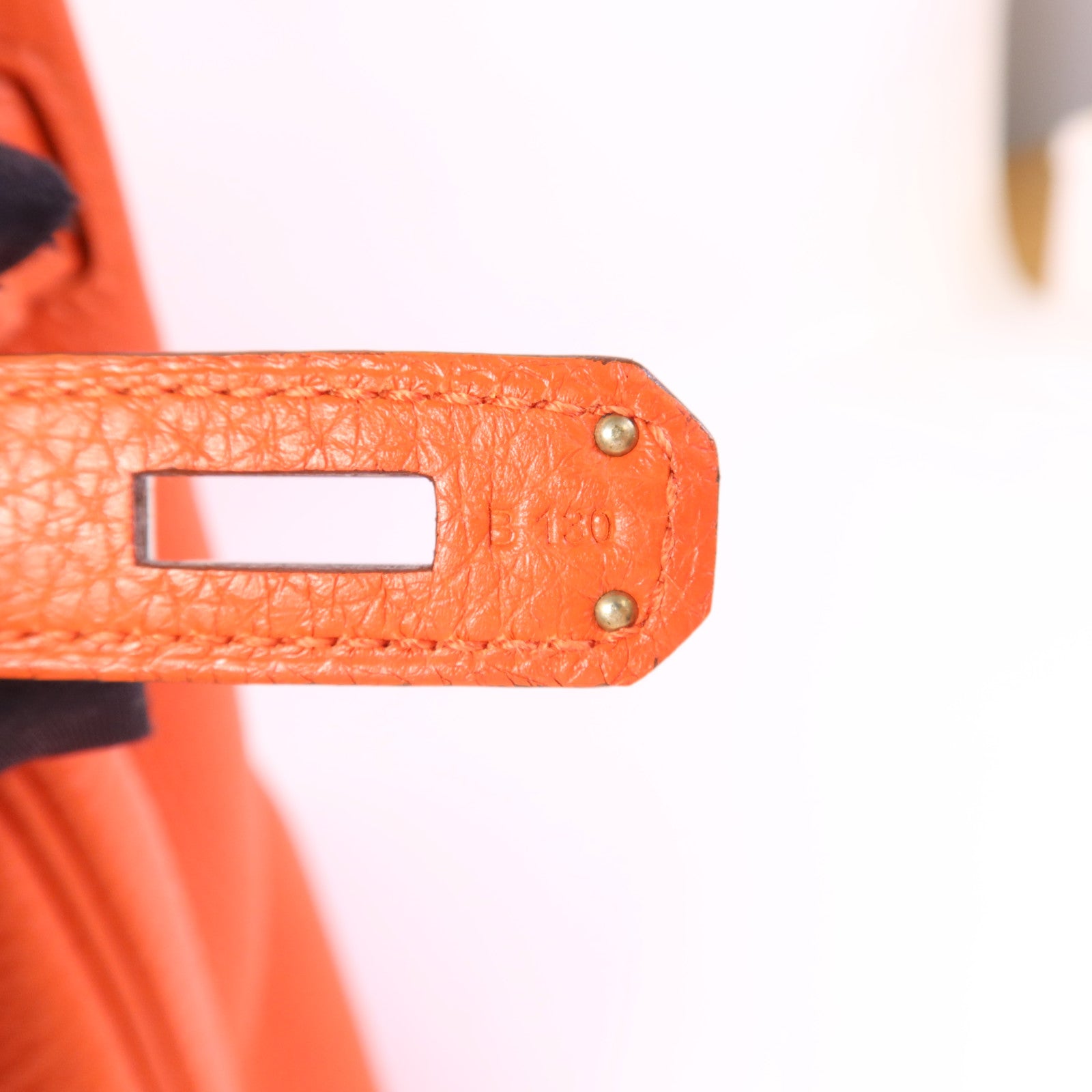 HERMES Togo皮革Birkin 30銀扣手挽袋Capucine