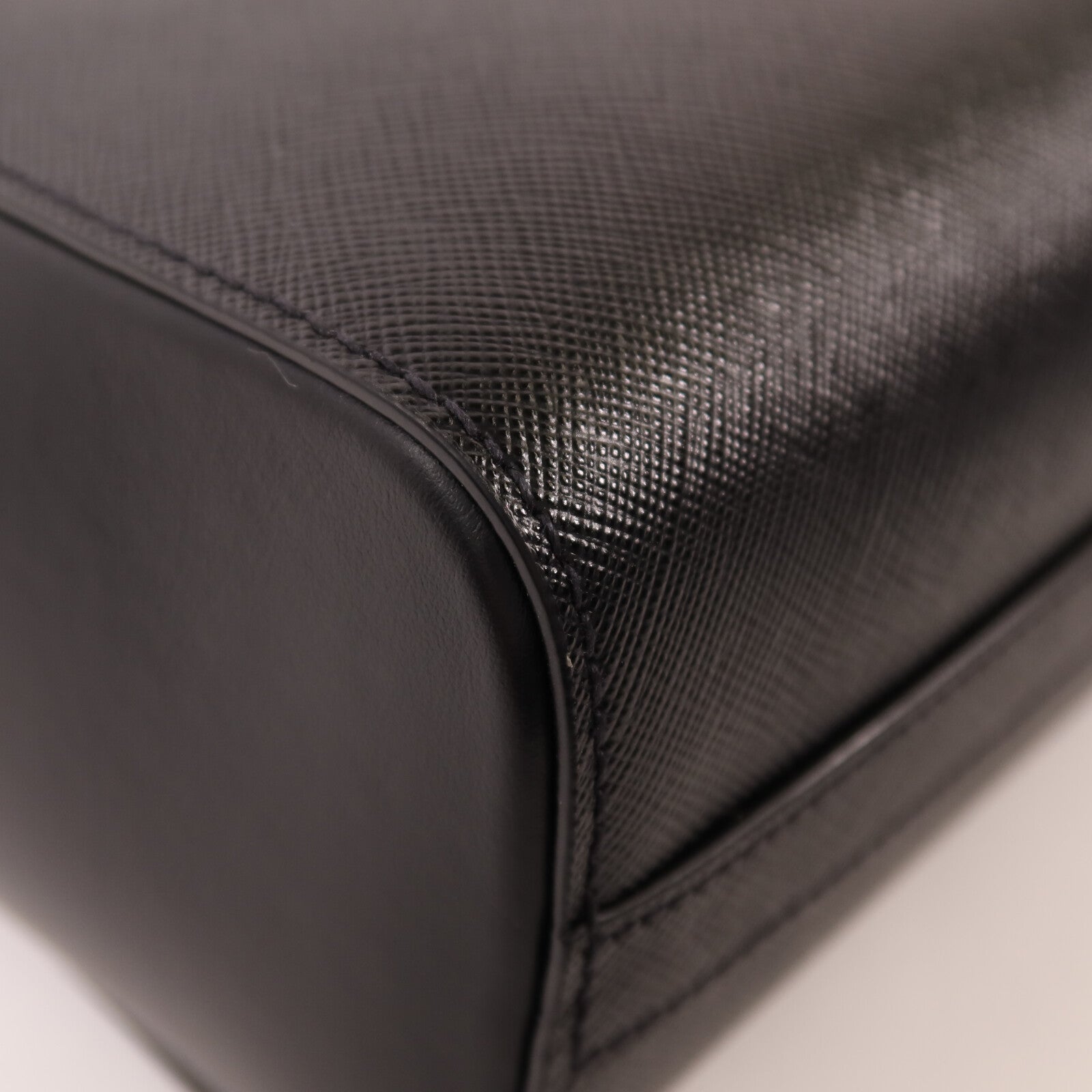 PRADA 牛皮皮革Shoulder Bag金扣手挽肩背兩用袋