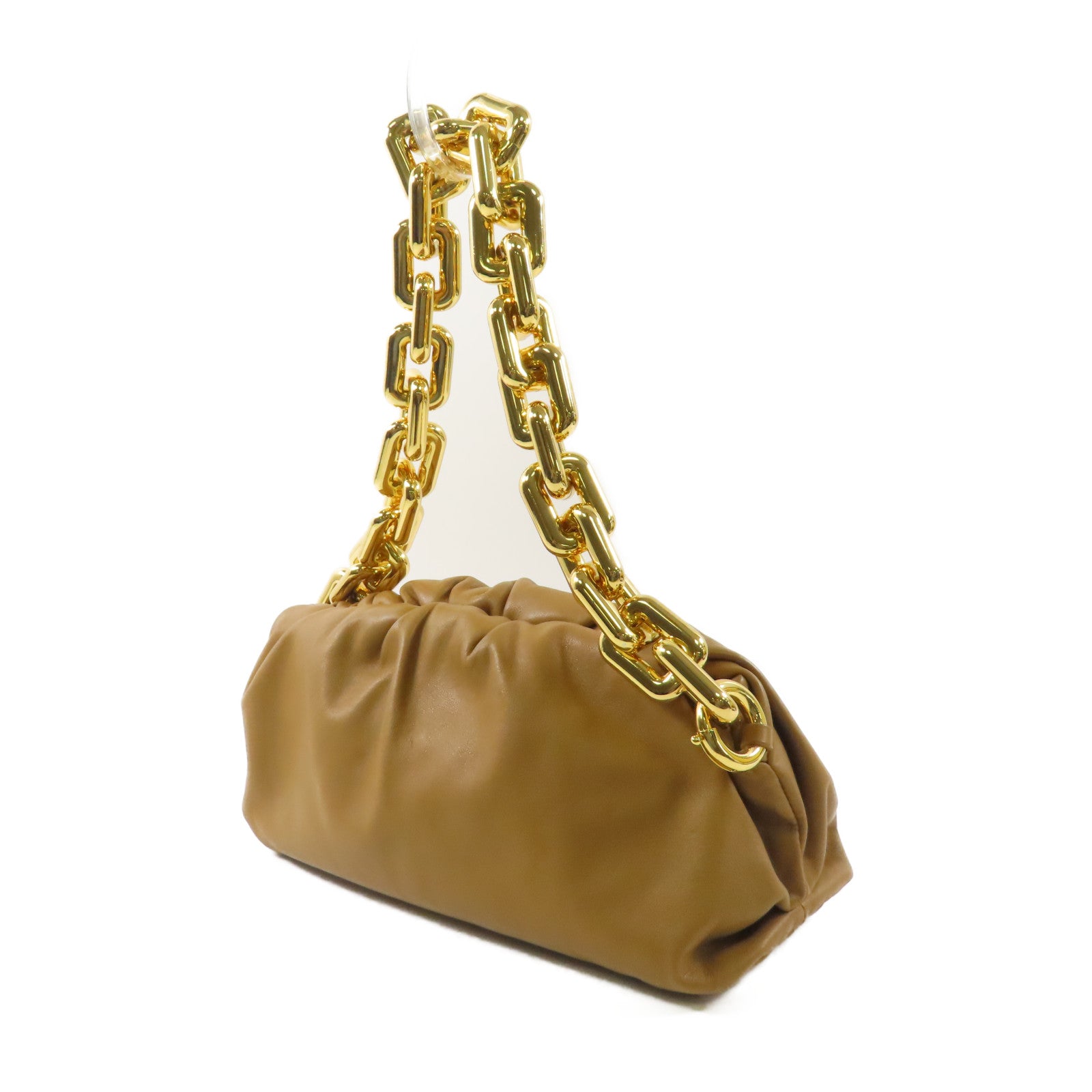 BOTTEGA VENETA 【激減優惠】牛皮皮革Hand Bag金扣手挽袋