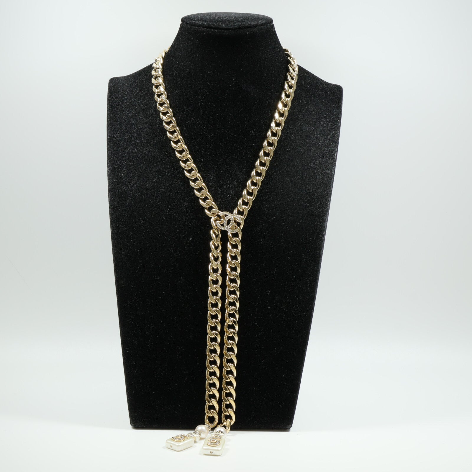 CHANEL 金屬/PVC Necklace項鍊