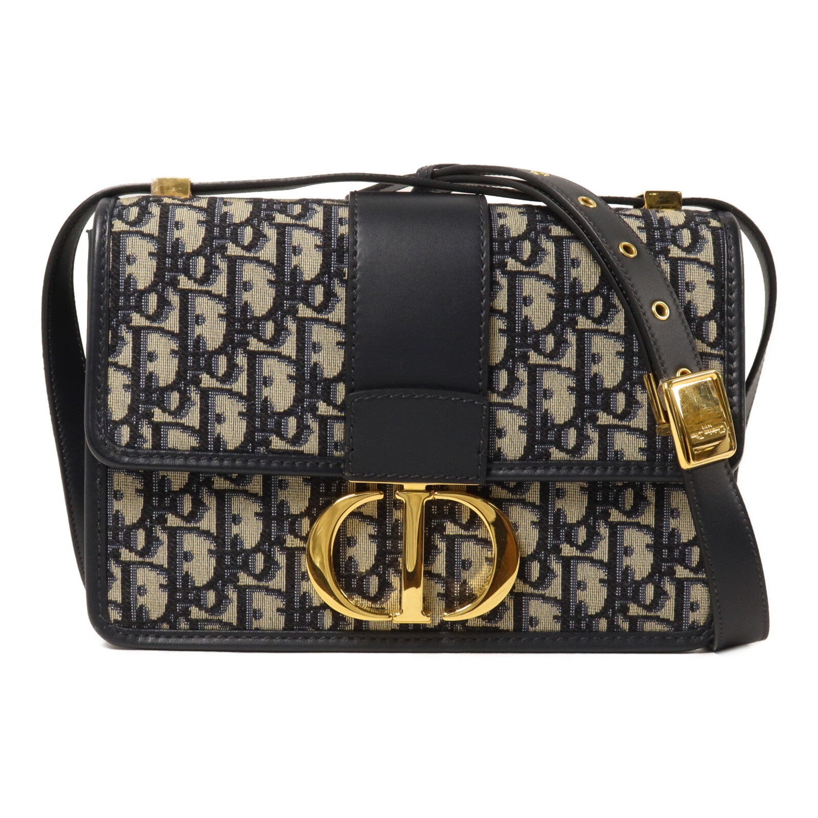 Dior 帆布30 Montaigne Medium肩背袋