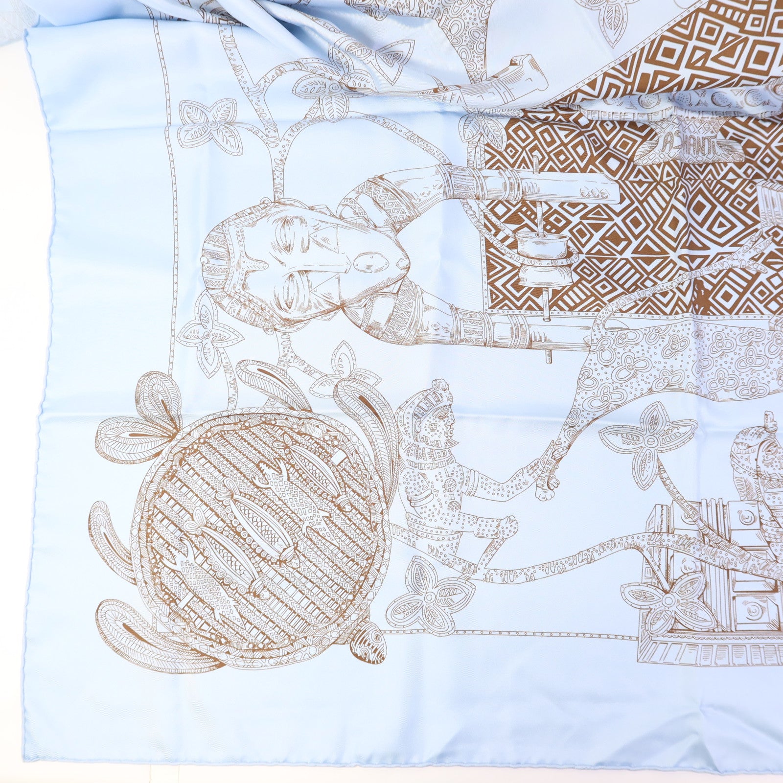 HERMES 絲質Scarf絲巾