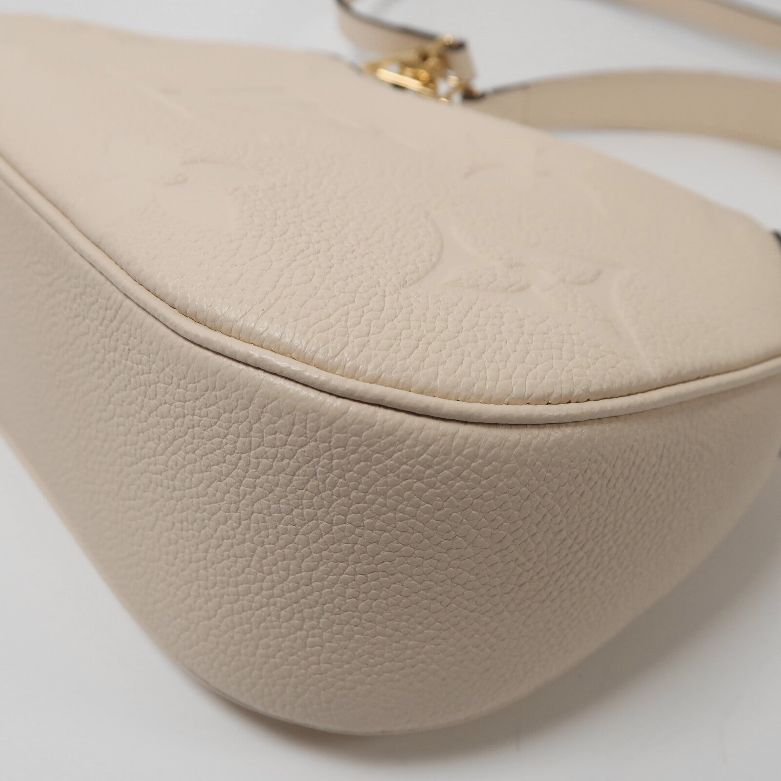 LOUIS VUITTON Monogram Empreinte Bagatelle MM金扣手挽肩背兩用袋