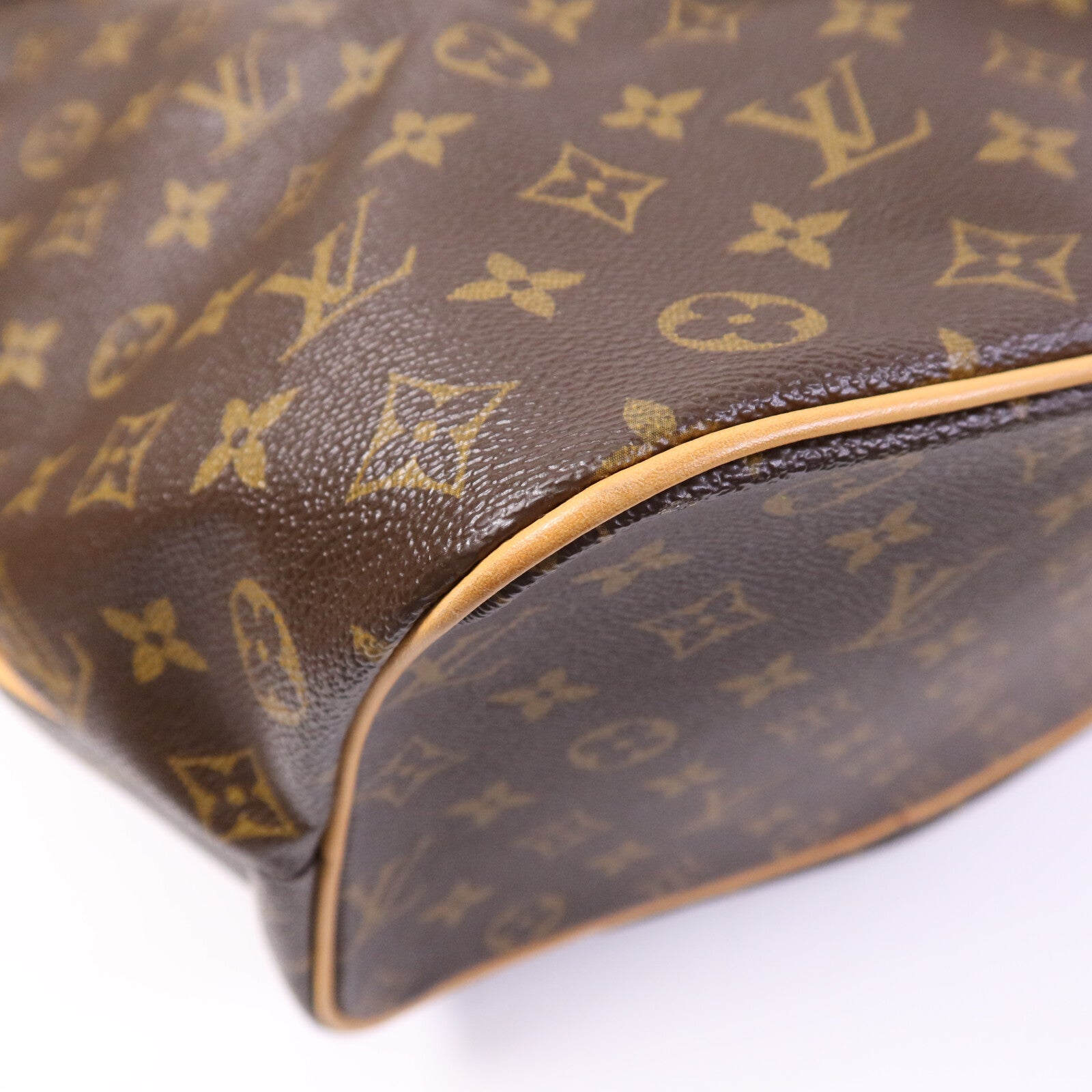 LOUIS VUITTON Monogram Palermo GM金扣手挽肩背兩用袋棕色