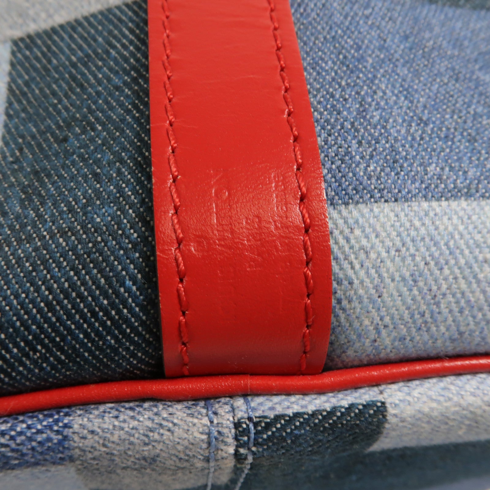 LOUIS VUITTON Monogram Denim Speedy Bandouliere 30手挽肩背兩用袋