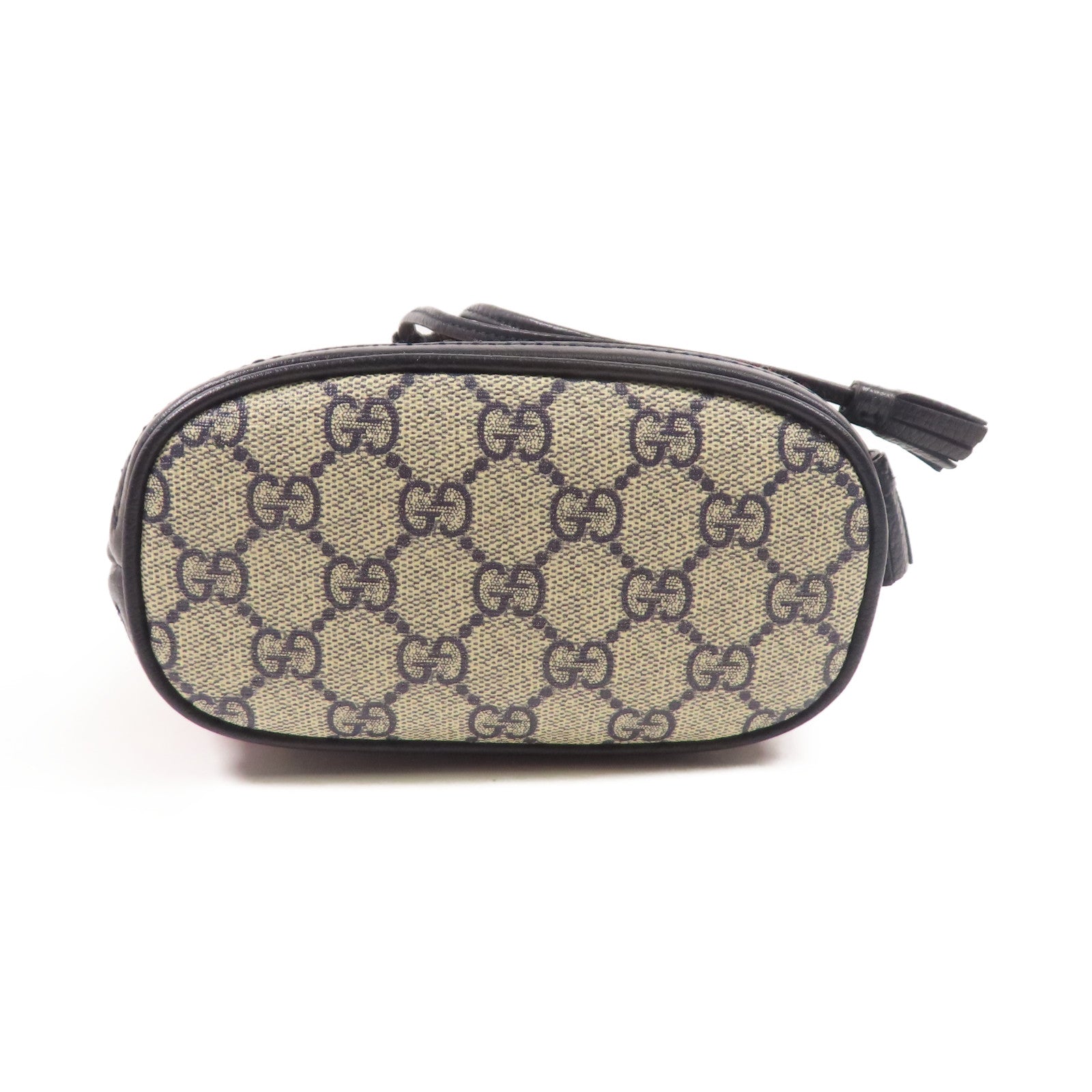 GUCCI 塗層帆布Ophidia銀扣肩背袋