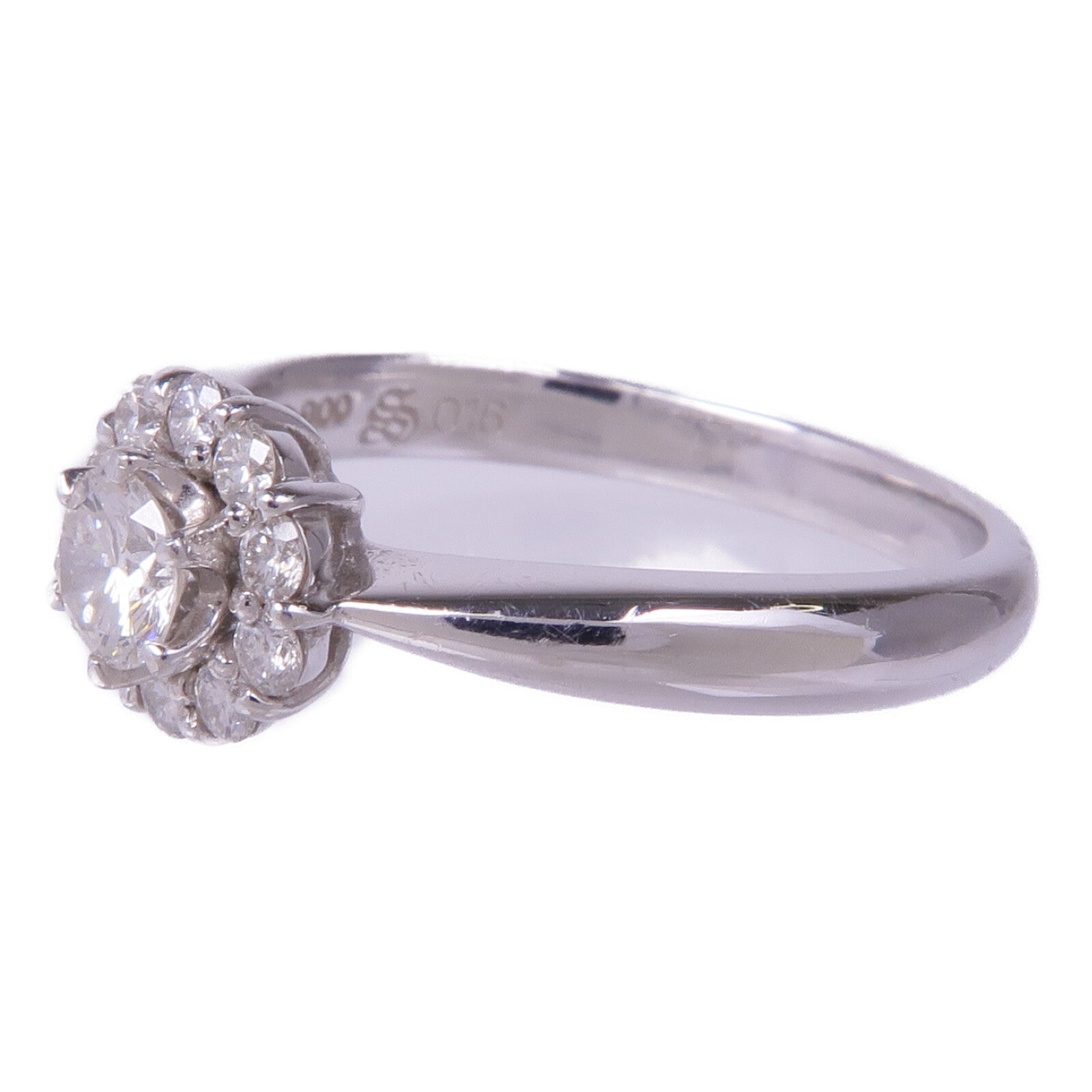 JEWELRY PT900鉑金Diamond Ring鑽石戒指US#5.5