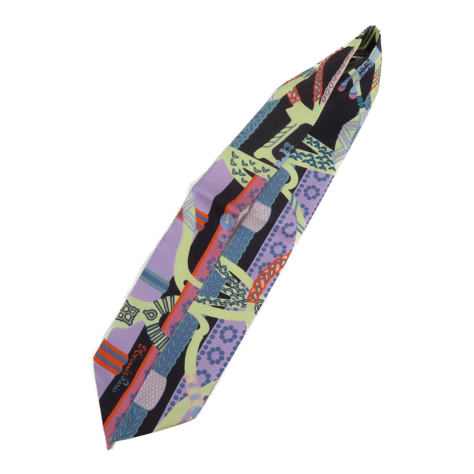 HERMES 絲質Twilly絲巾