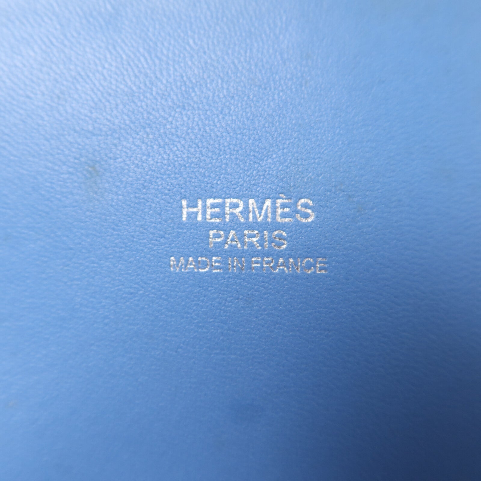 HERMES Clemence皮革Bolide 31手挽肩背兩用袋Bleu Paradise
