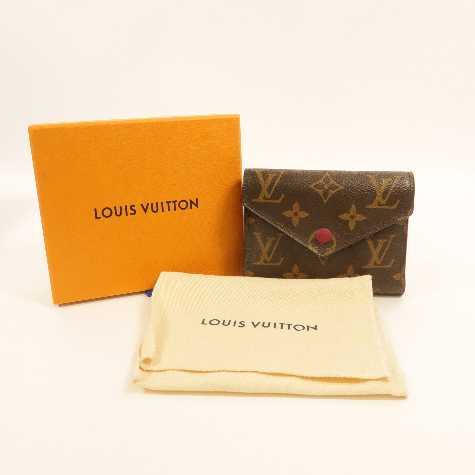 LOUIS VUITTON Monogram Portefeuille Victorine金扣錢包