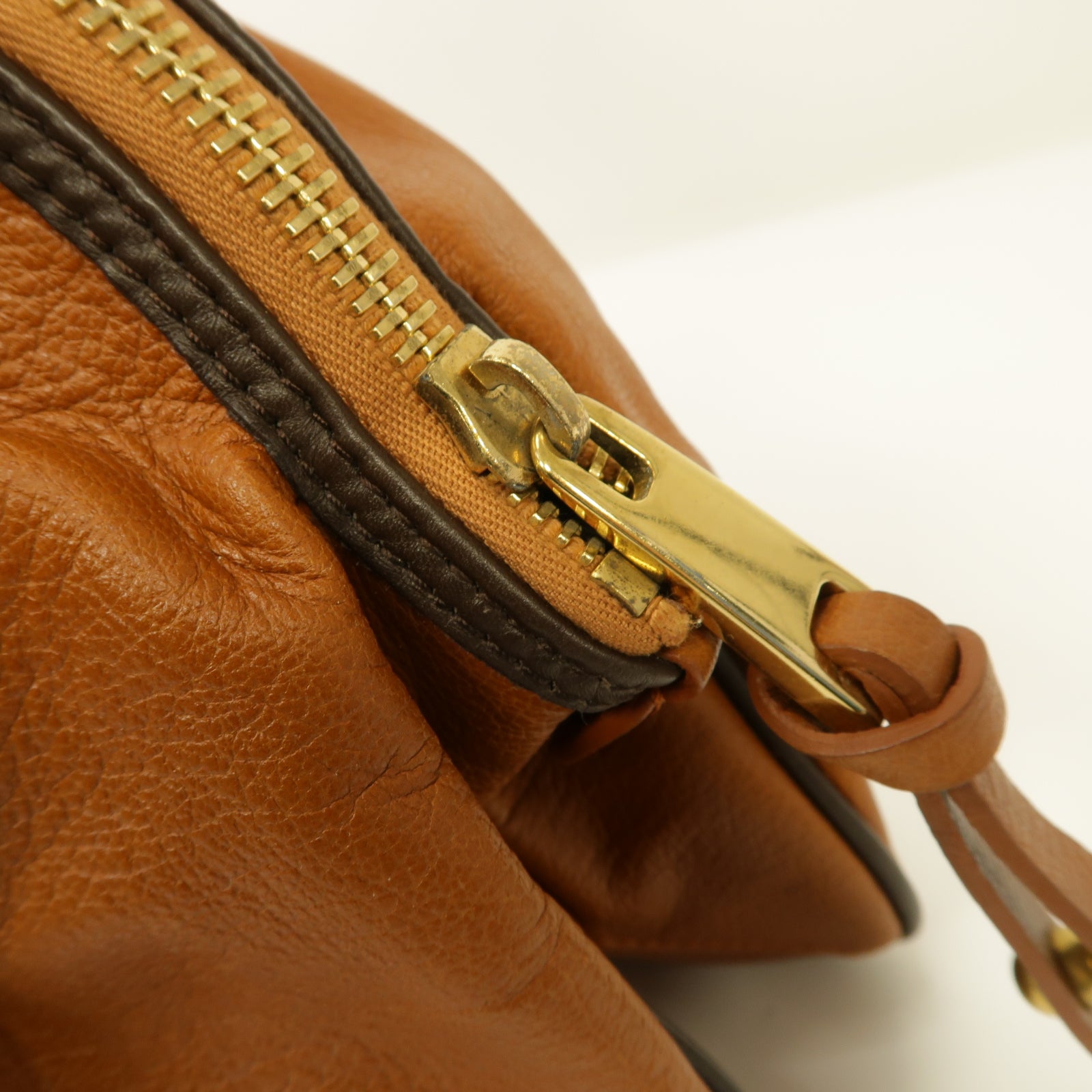MARC JACOBS 【激減優惠】牛皮皮革Chain Shoulder Bag金扣鏈帶肩背袋棕色