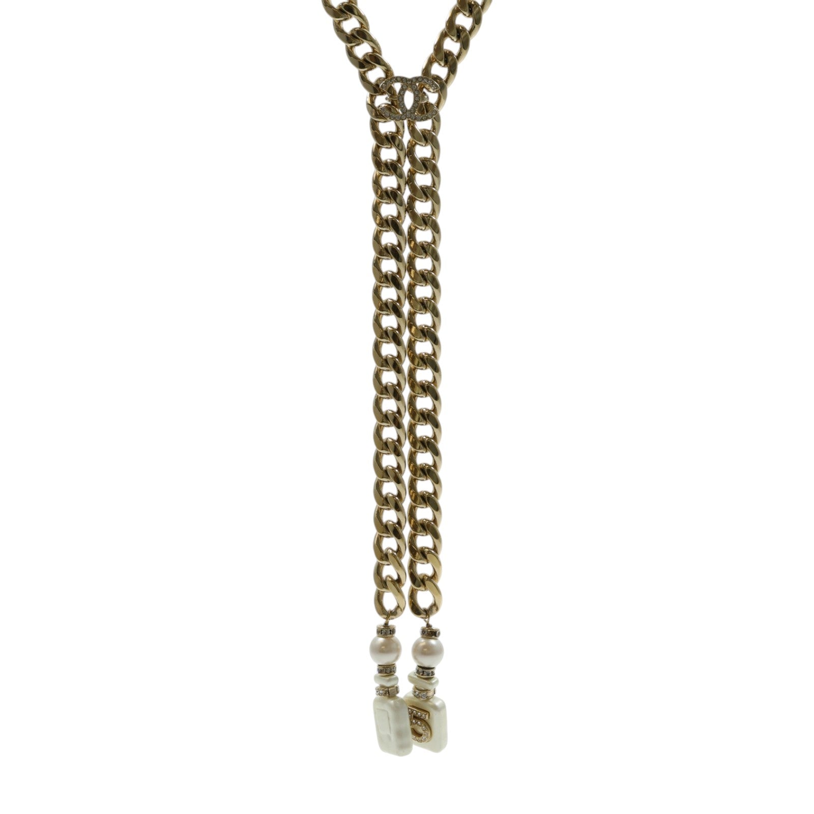 CHANEL 金屬/PVC Necklace項鍊