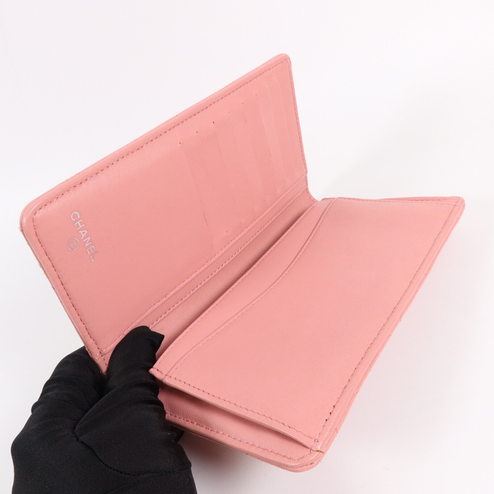 CHANEL 羊皮皮革Long Wallet長錢包