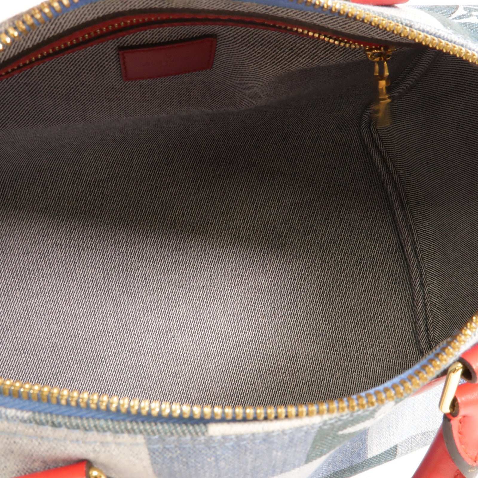 LOUIS VUITTON Monogram Denim Speedy Bandouliere 30手挽肩背兩用袋