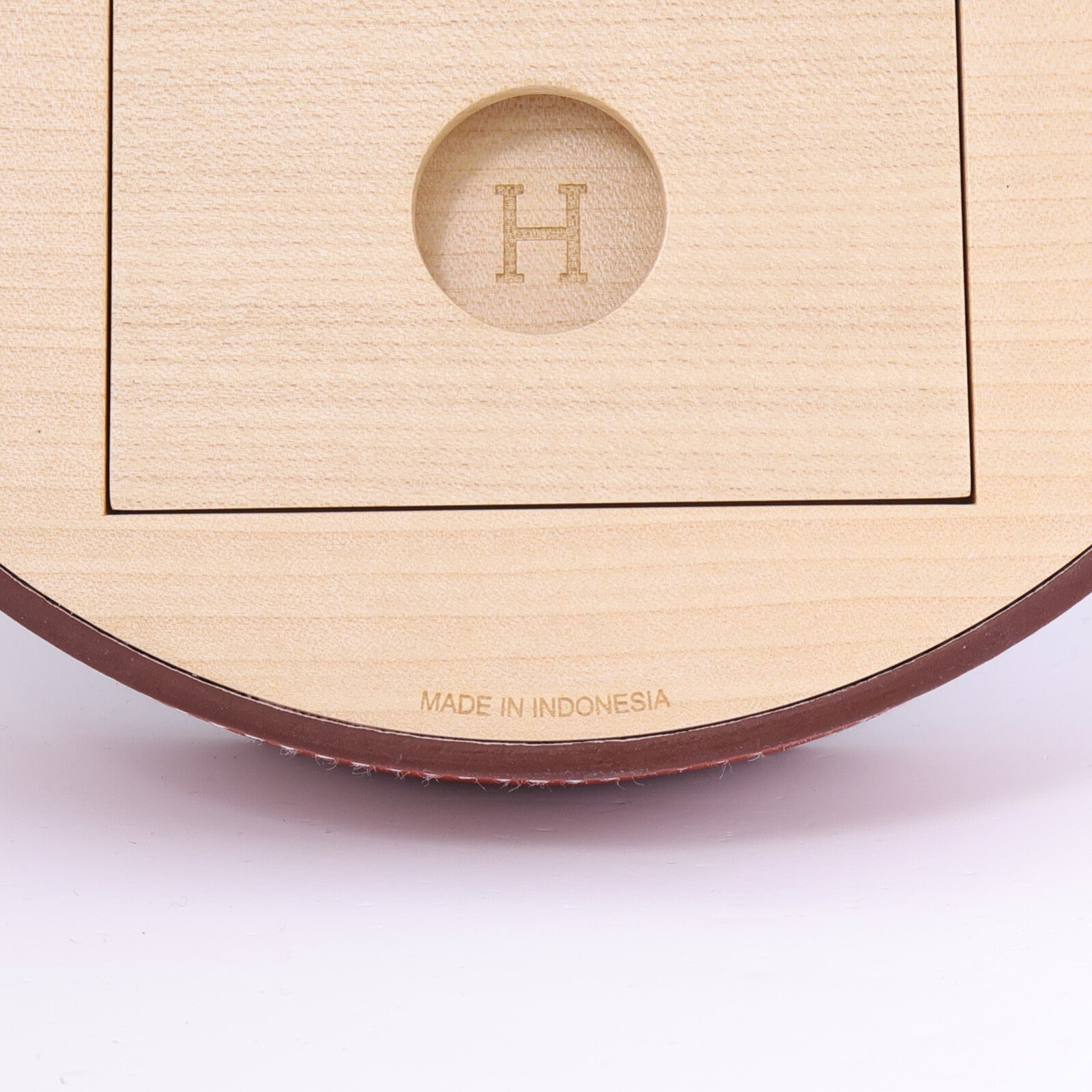 HERMES 牛皮皮革Circe Mirror鏡