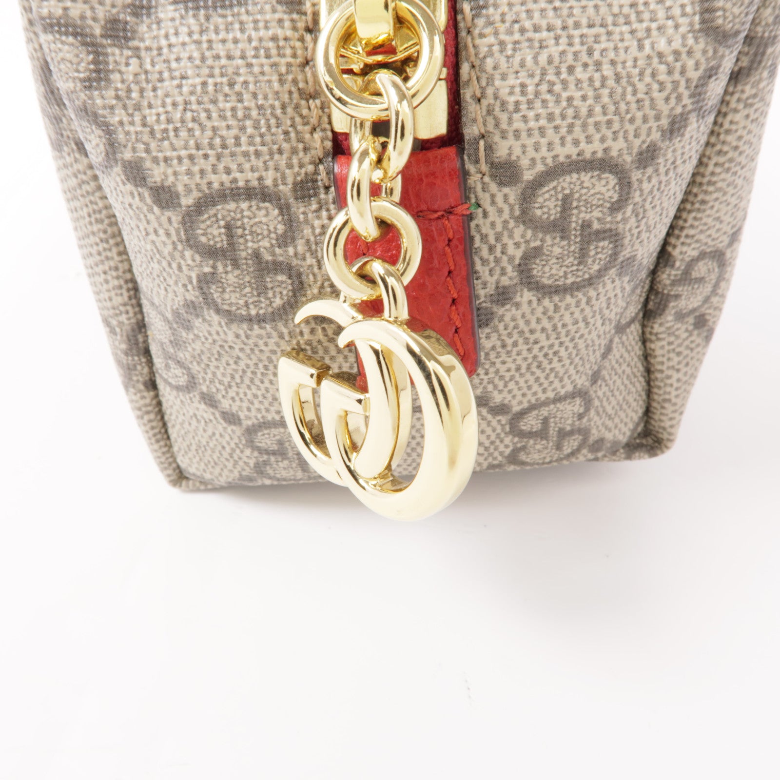 GUCCI 塗層帆布Ophidia GG Cosmetic Bag金扣手拿包