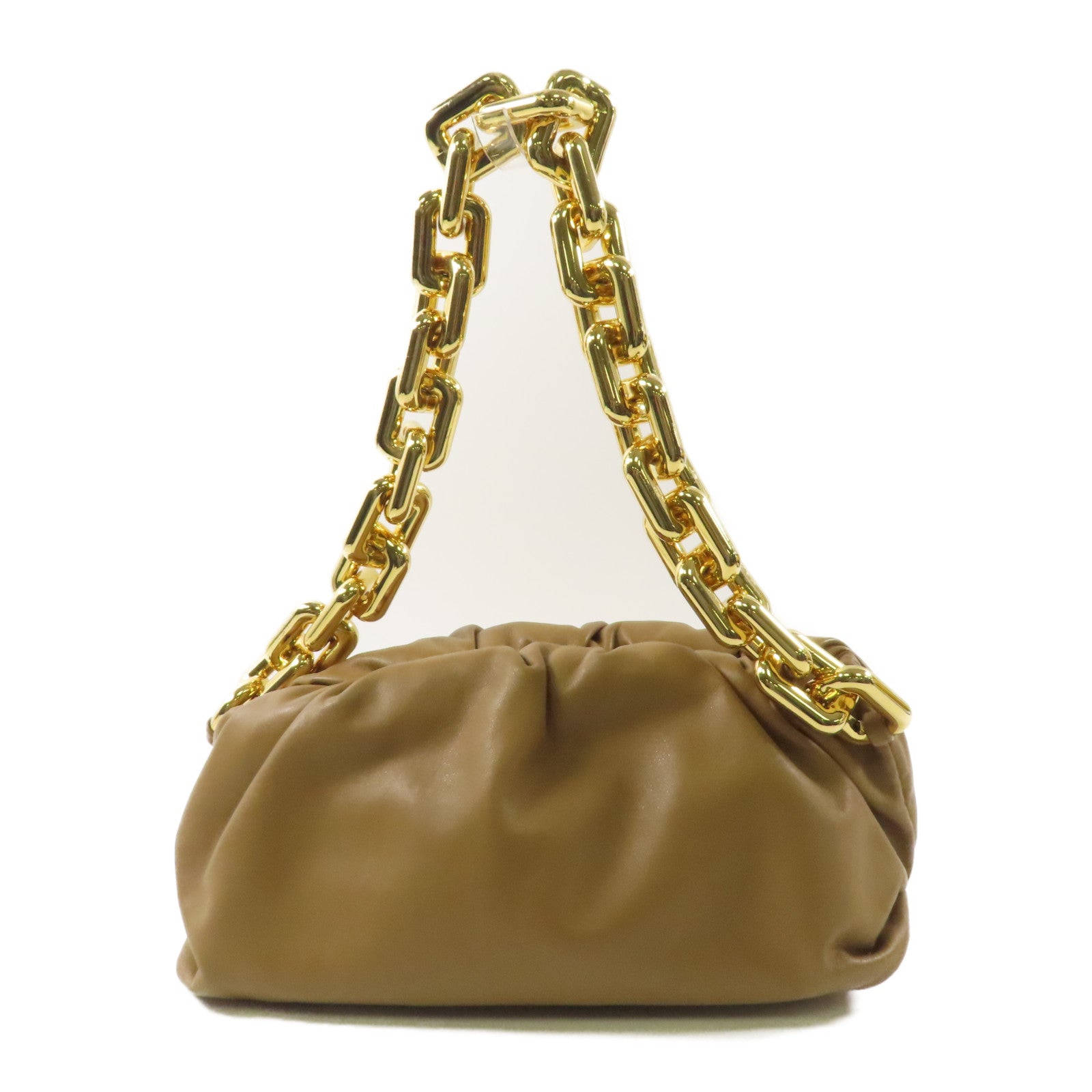 BOTTEGA VENETA 【激減優惠】牛皮皮革Hand Bag金扣手挽袋