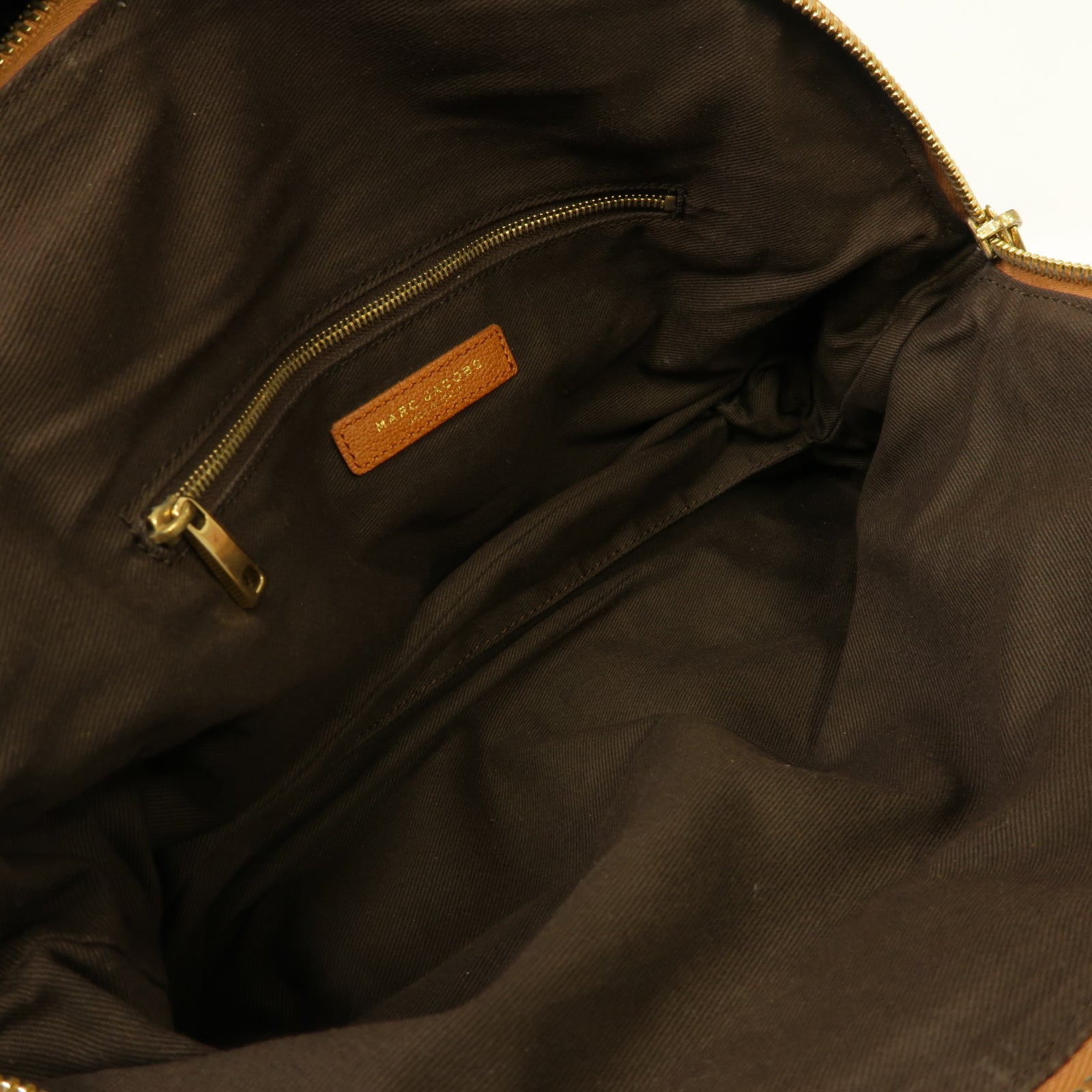 MARC JACOBS 【激減優惠】牛皮皮革Chain Shoulder Bag金扣鏈帶肩背袋棕色