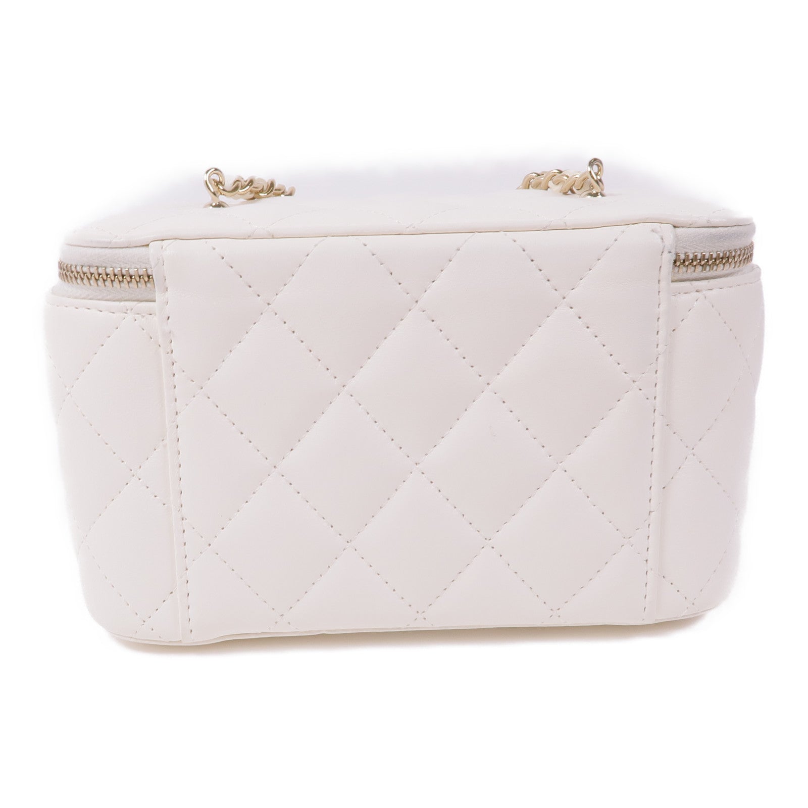CHANEL 【激減優惠】羊皮皮革Vanity Case金扣肩背袋
