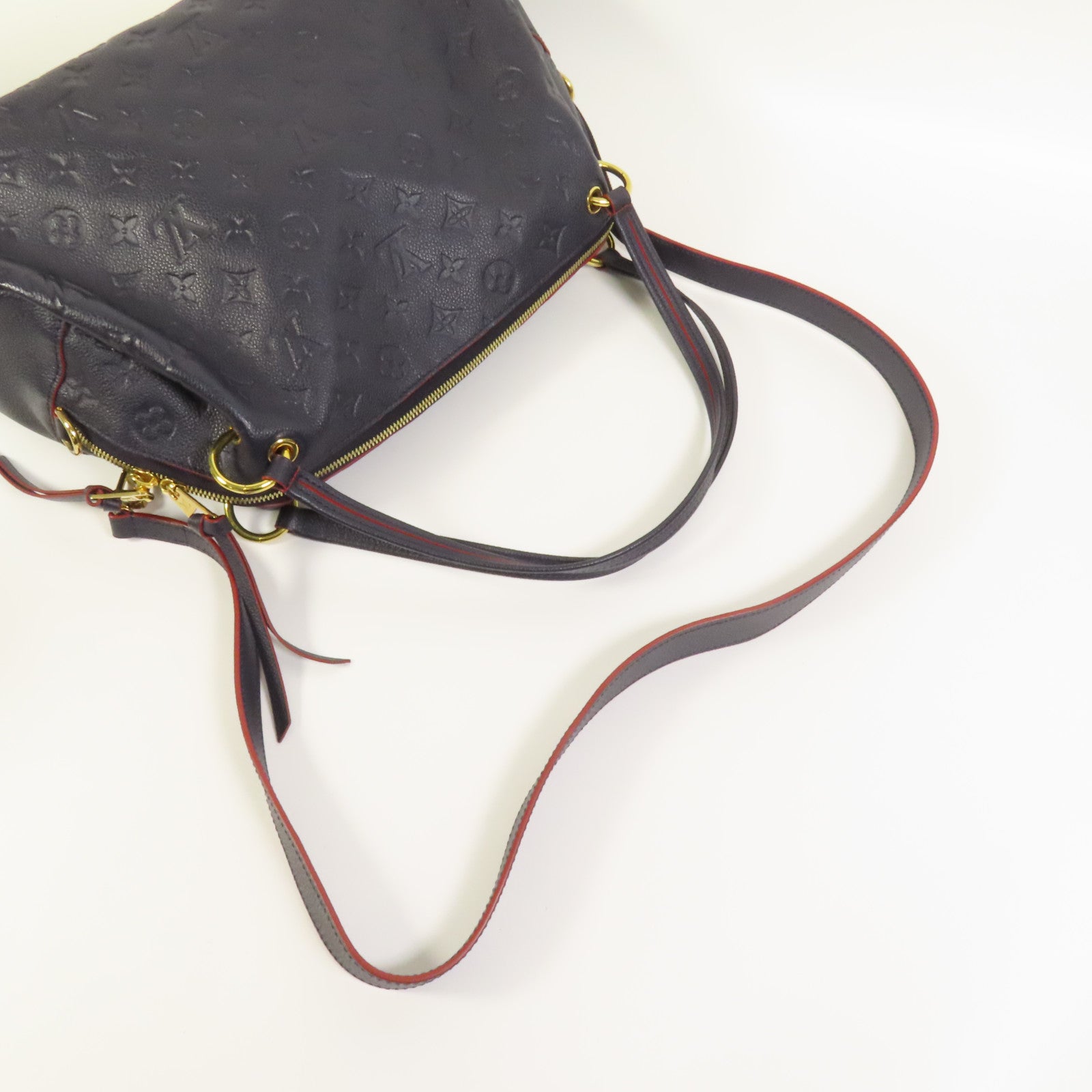 LOUIS VUITTON Monogram Empreinte Ponthieu PM金扣手挽肩背兩用袋