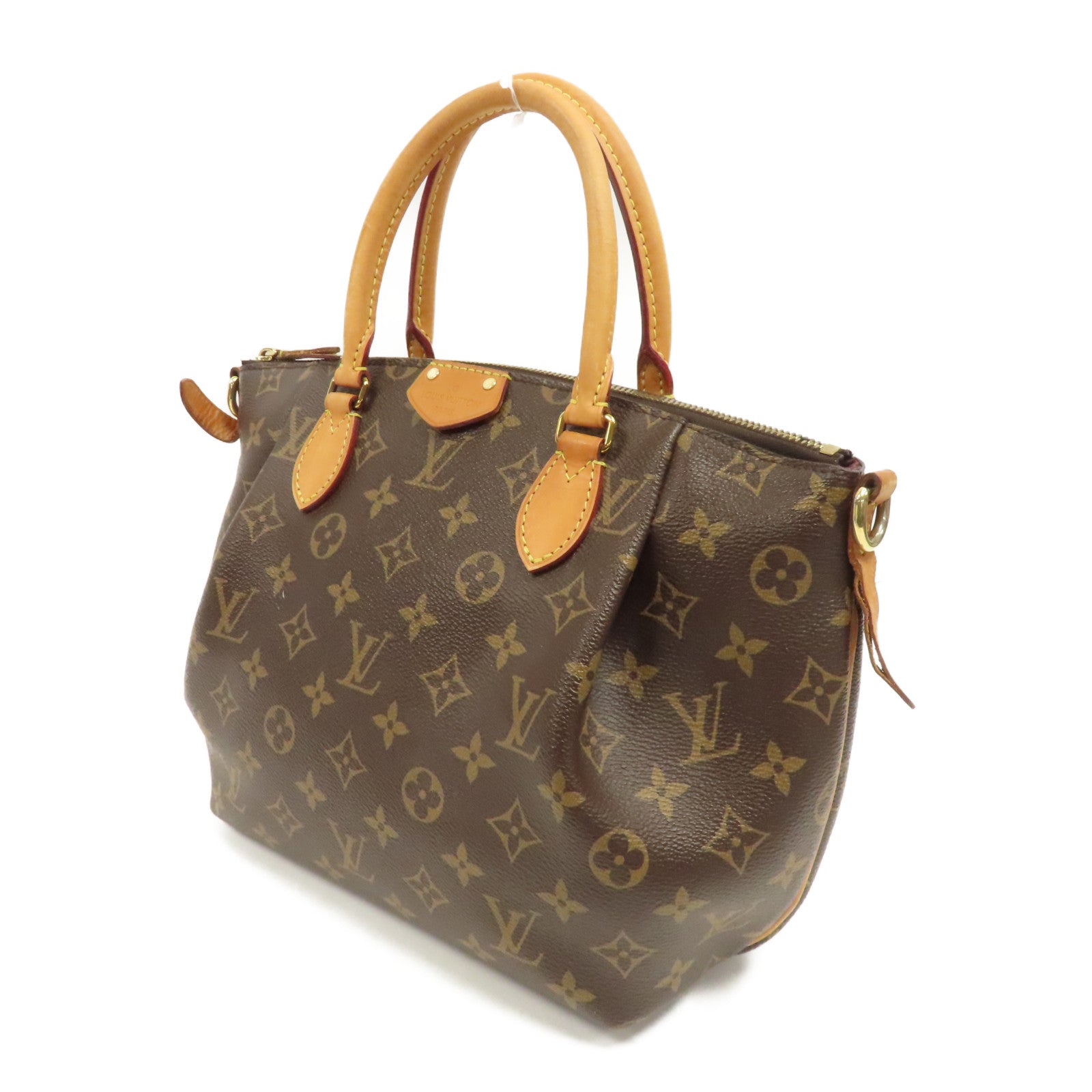 LOUIS VUITTON 【激減優惠】Monogram Turenne PM金扣手挽肩背兩用袋棕色