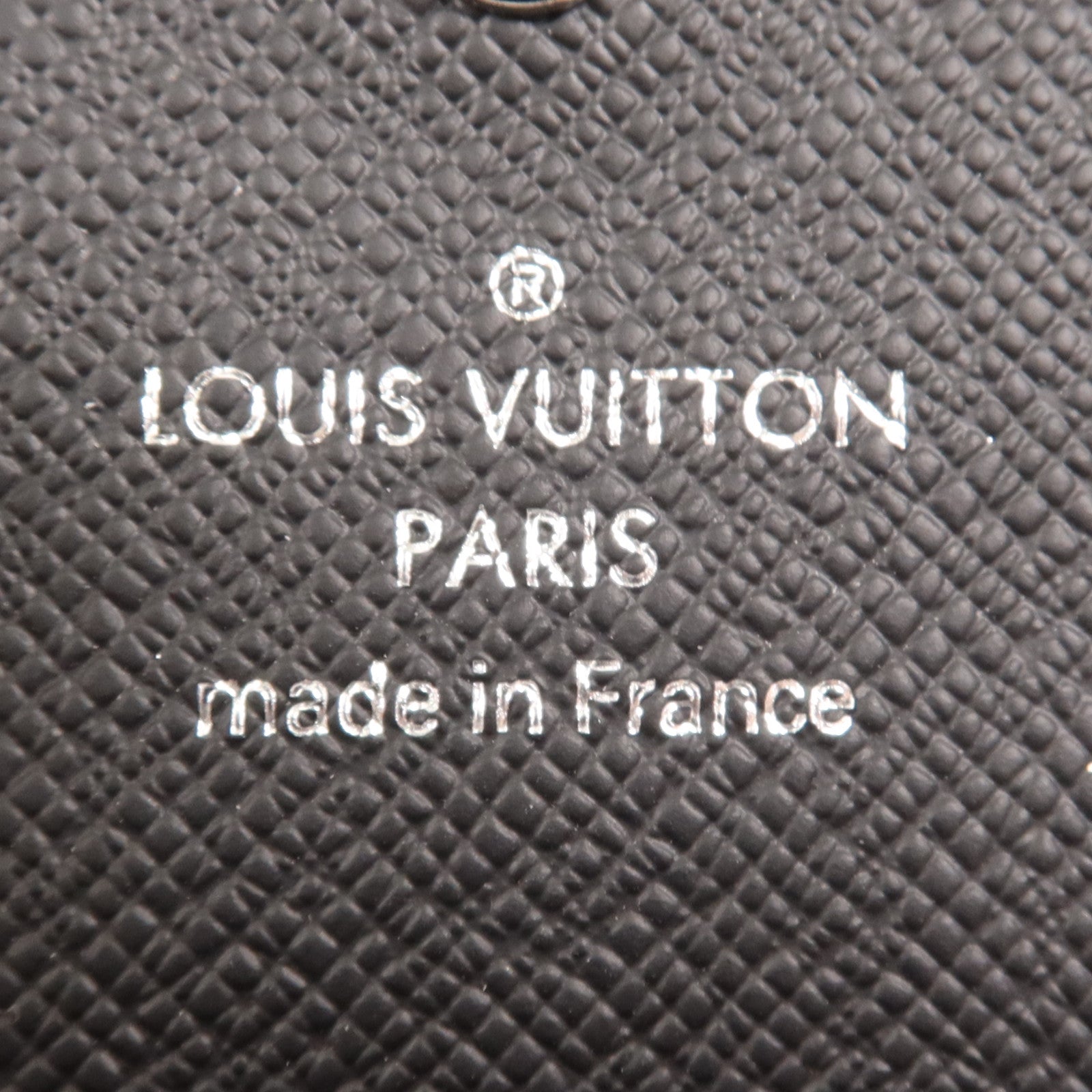 LOUIS VUITTON Damier Graphite Enveloppe Carte De Visite Card Case銀扣卡片套