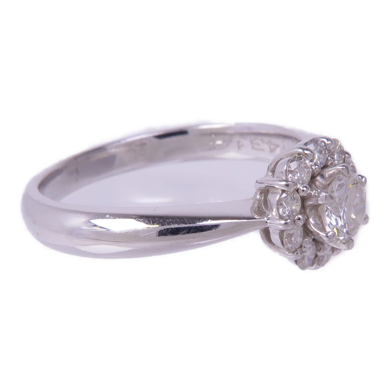 JEWELRY PT900鉑金Diamond Ring鑽石戒指US#5.5