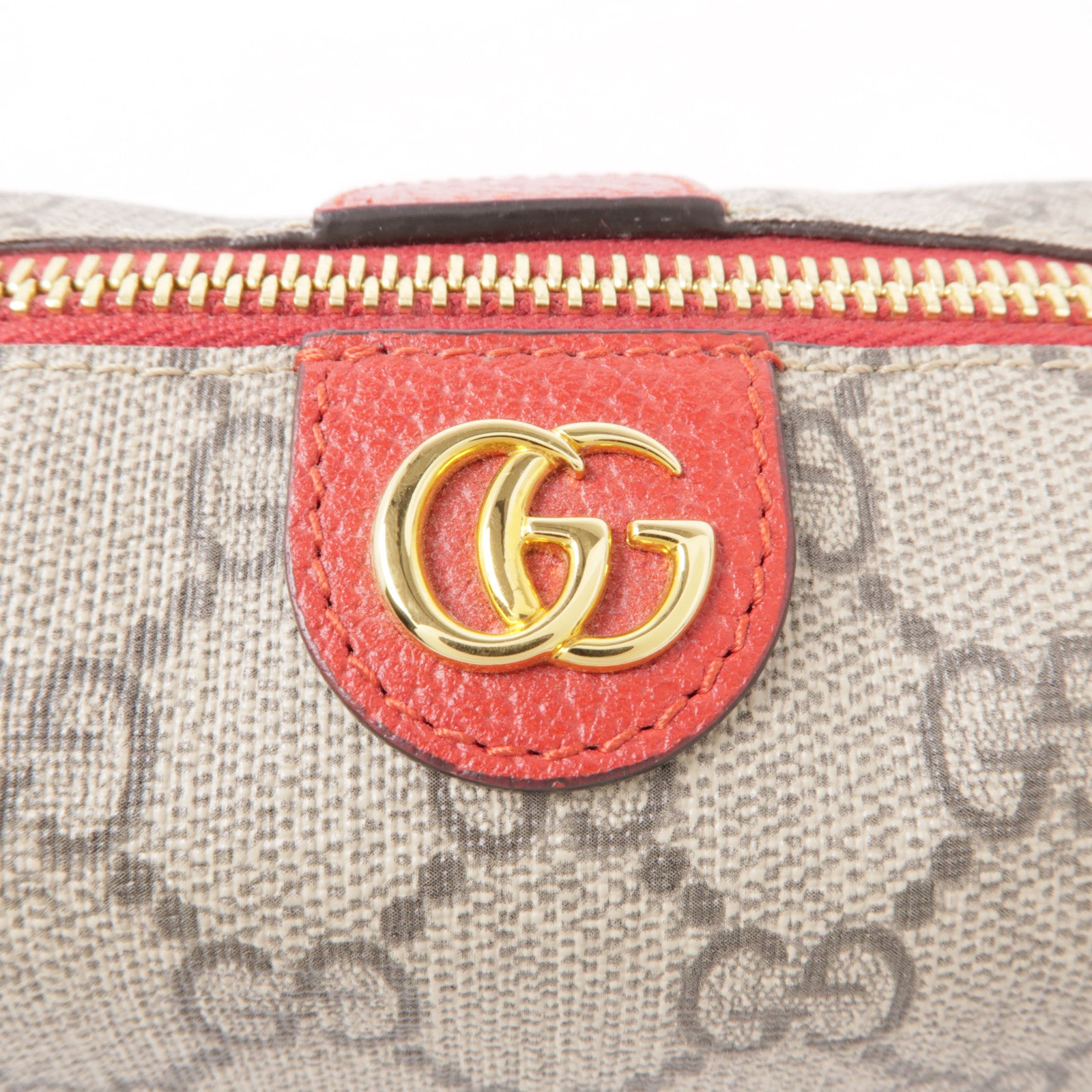 GUCCI 塗層帆布Ophidia GG Cosmetic Bag金扣手拿包